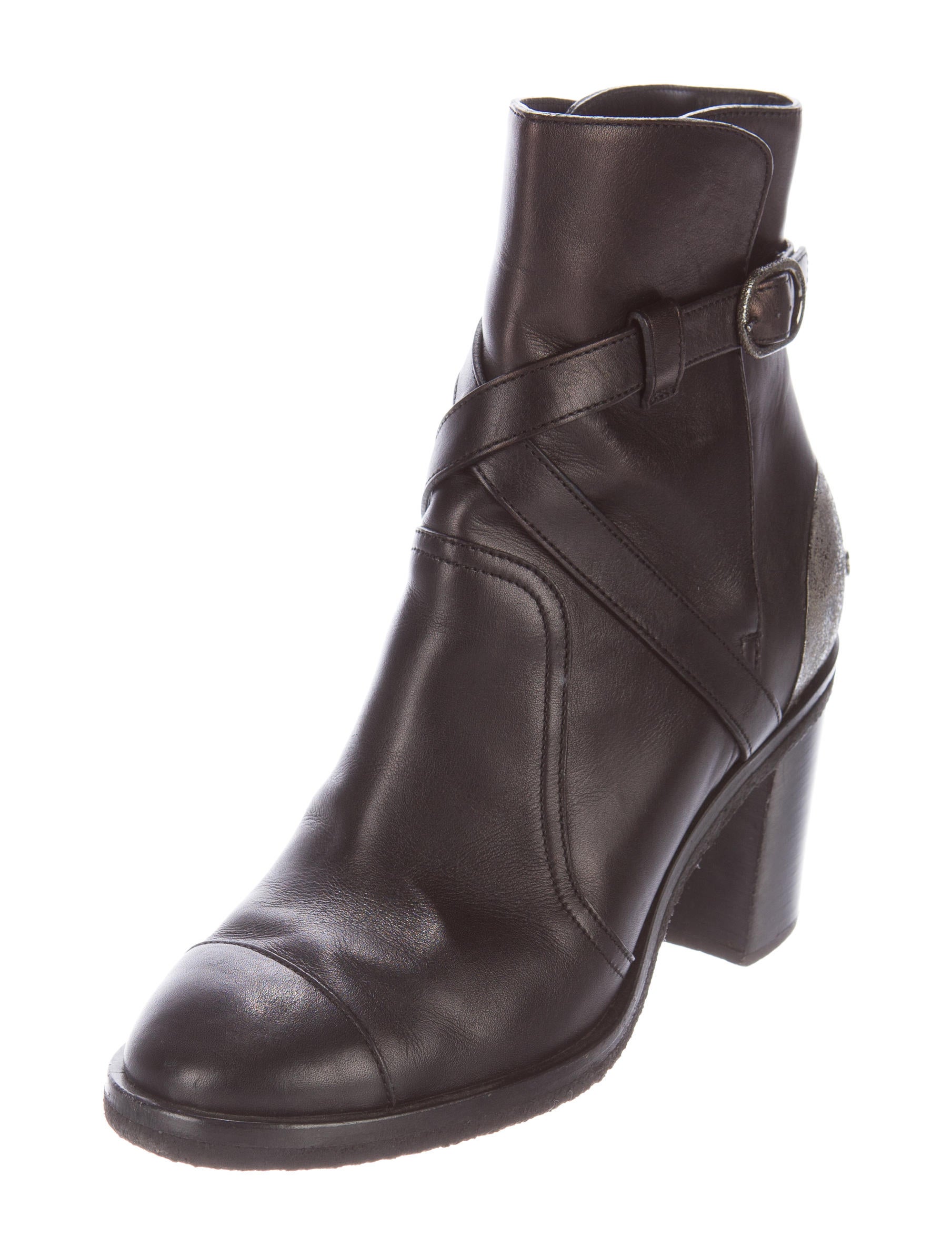 chanel boots chanel embellished leather ankle boots shoes cha162336 chanel boots chanel embellished leather ankle boots shoes cha162336