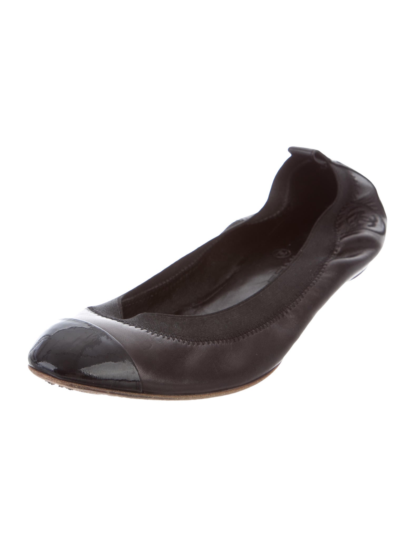 stretch flats shoes chanel stretch spirit cap toe flats shoes cha163479 stretch flats shoes chanel stretch spirit cap toe flats shoes cha163479