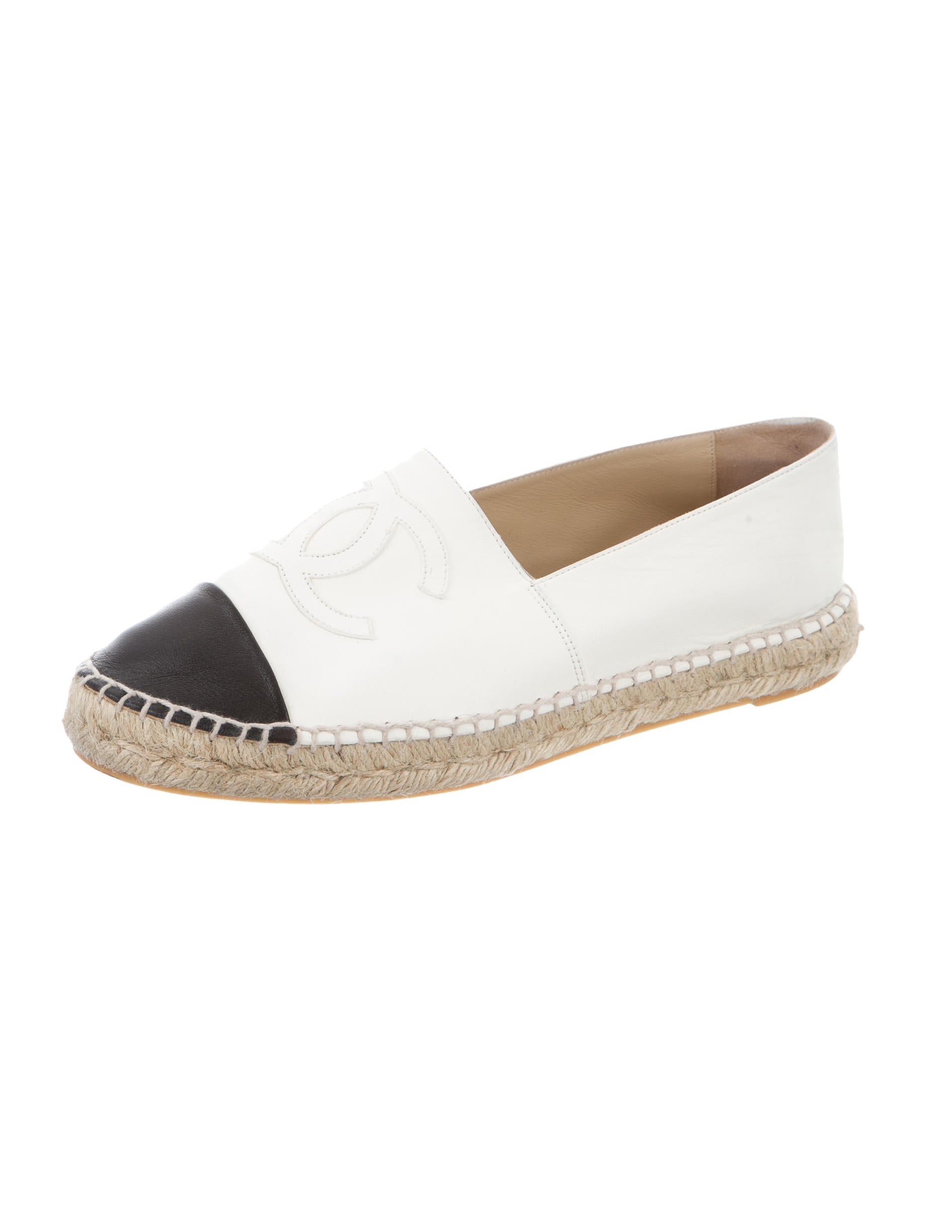 Chanel 2015 CC Lambskin Espadrilles