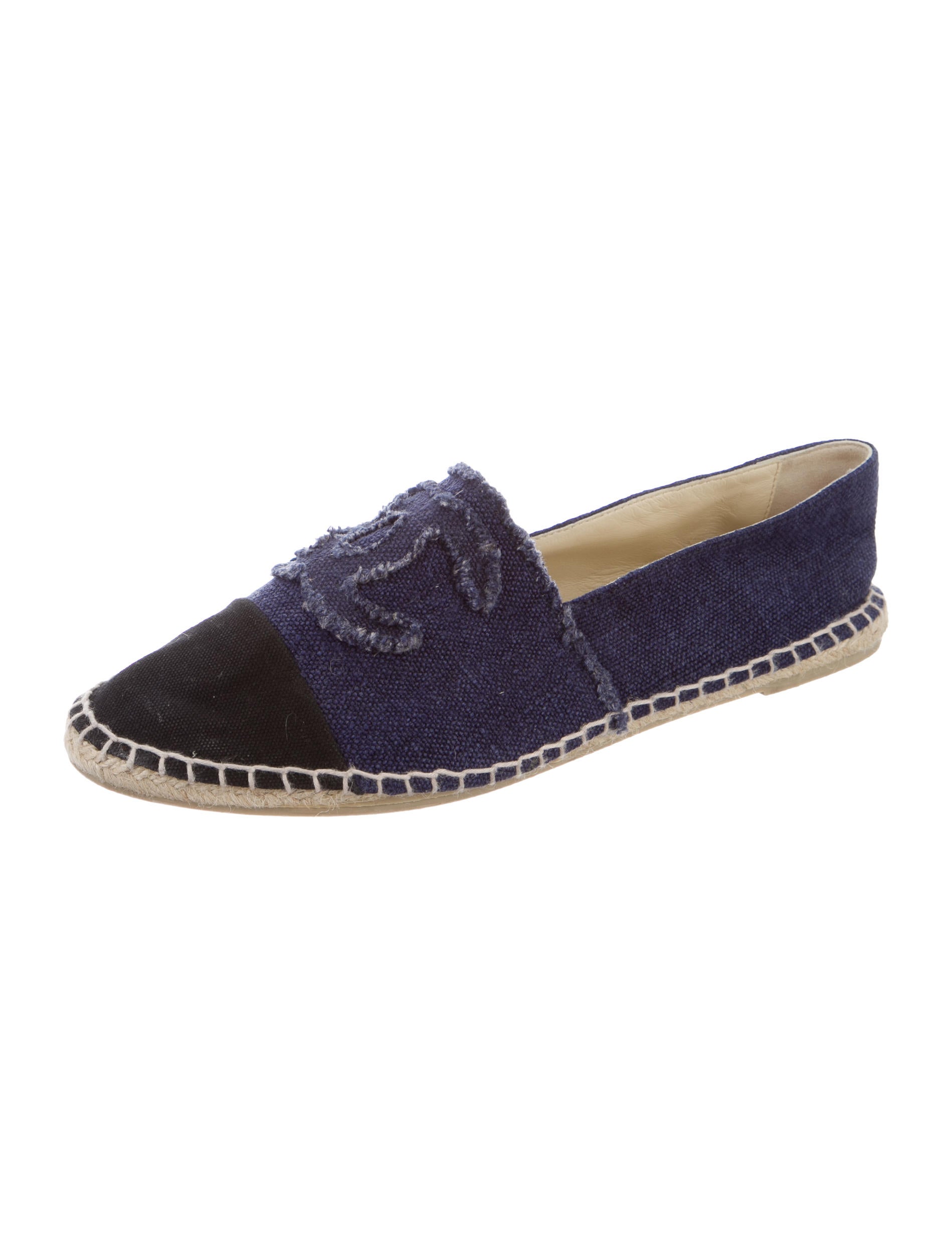 Chanel CC SlipOn Espadrilles Blue Espadrilles, Shoes CHA164163 The RealReal