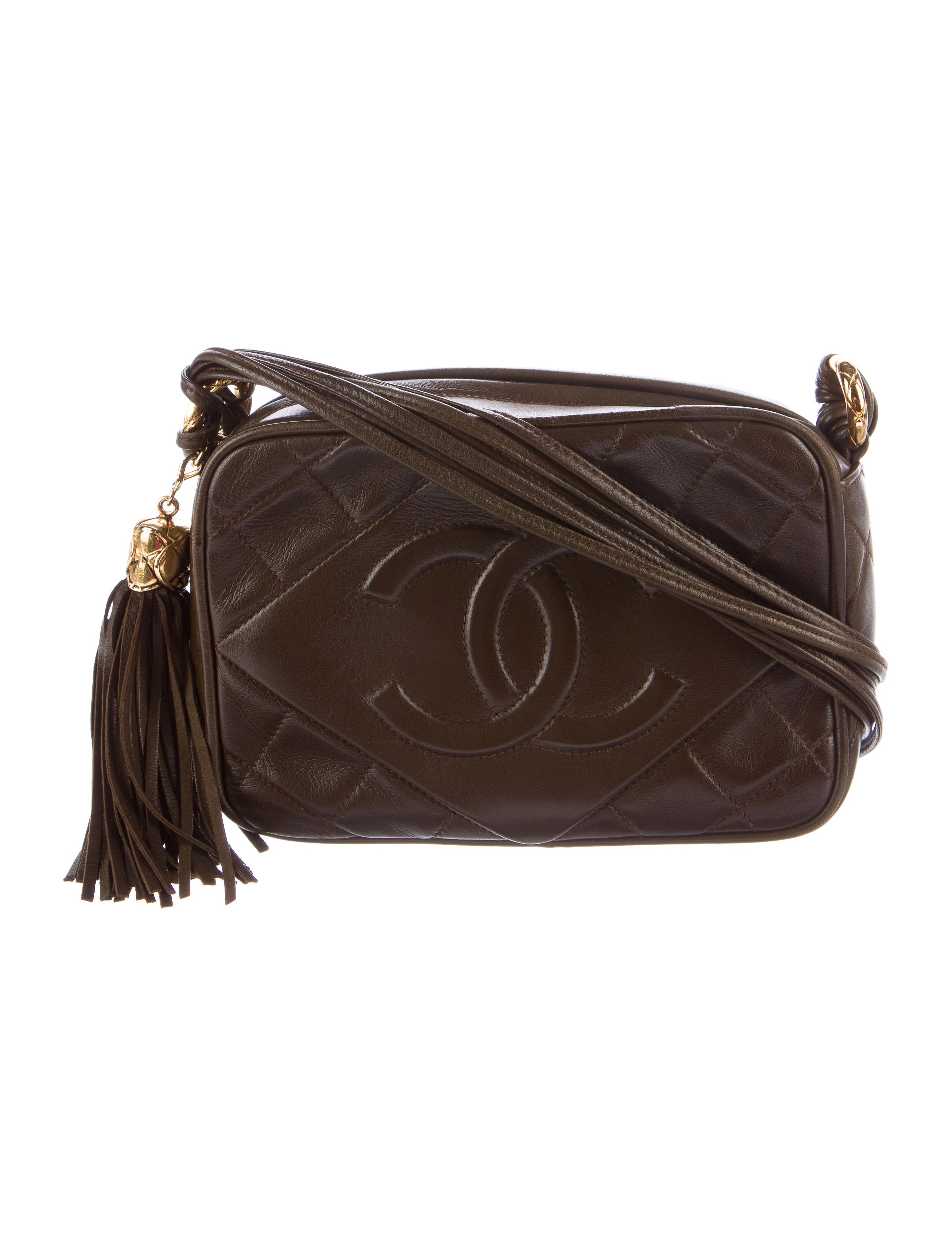 Chanel Lambskin Camera Bag Handbags CHA165457 The RealReal