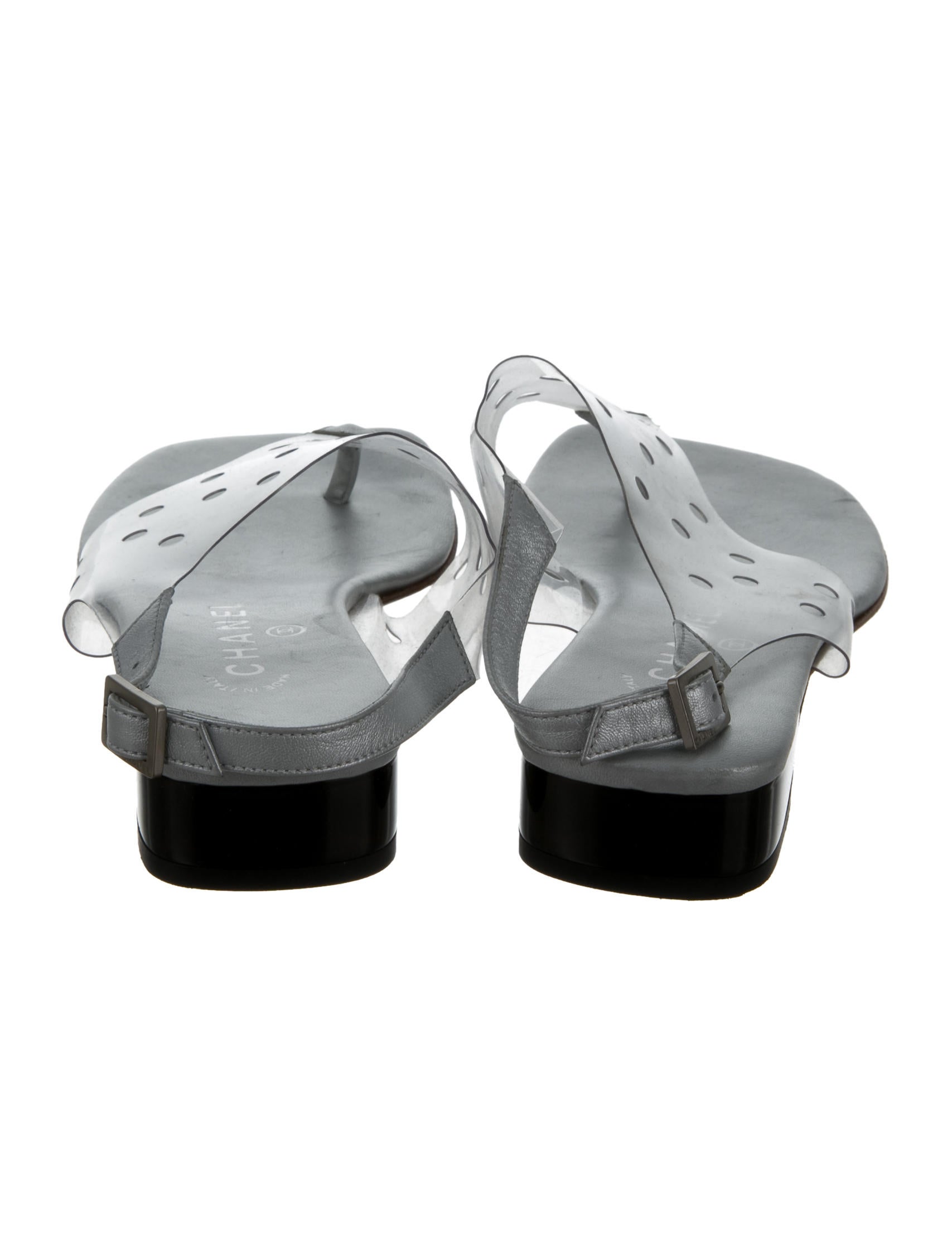 Chanel Perforated PVC Sandals Shoes CHA166838 The Chanel Perforated PVC Sandals Shoes CHA166838 The