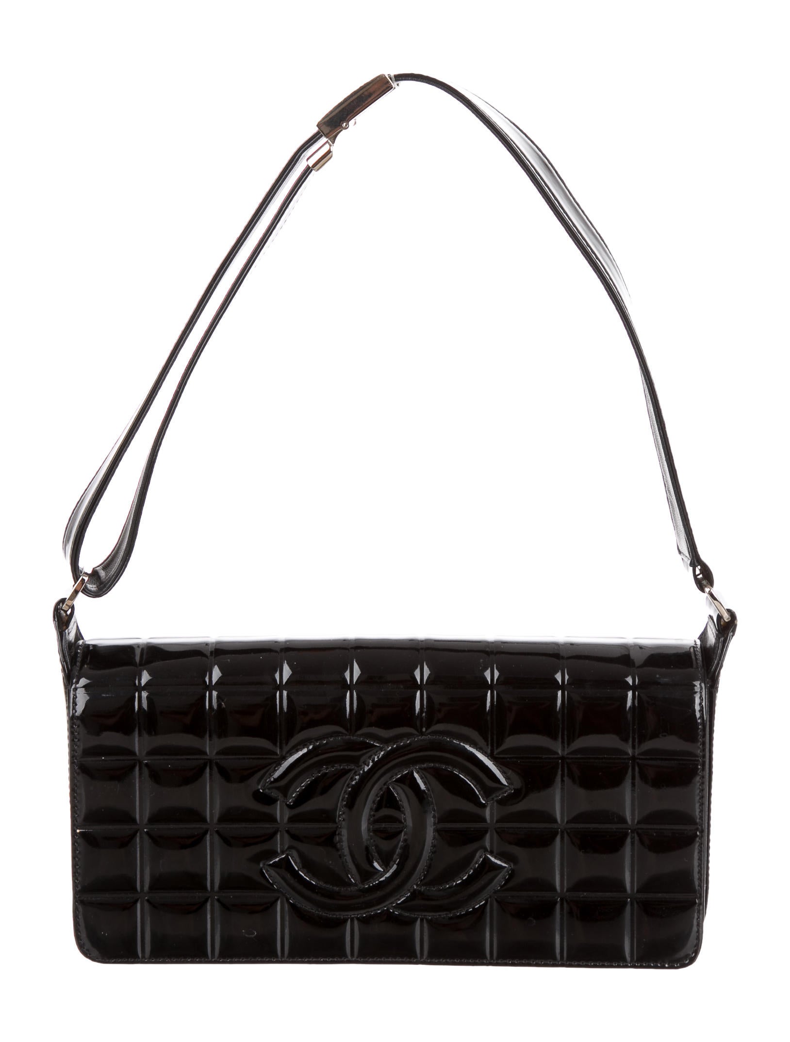 Chanel Chocolate Bar E/W Flap Bag Black Shoulder Bags, Handbags CHA168732 The RealReal