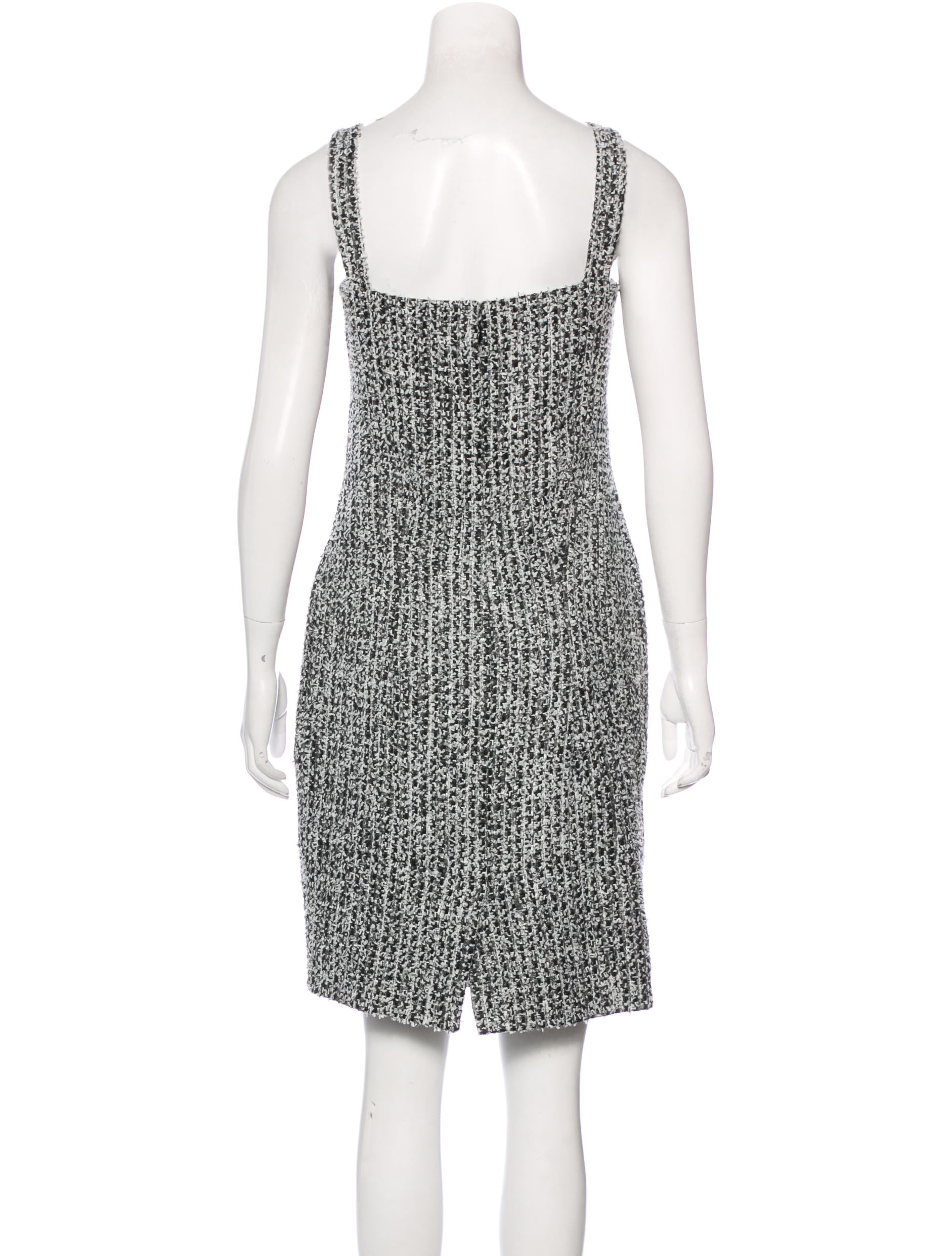 Chanel Confetti Tweed Sleeveless Dress Clothing CHA169256 The