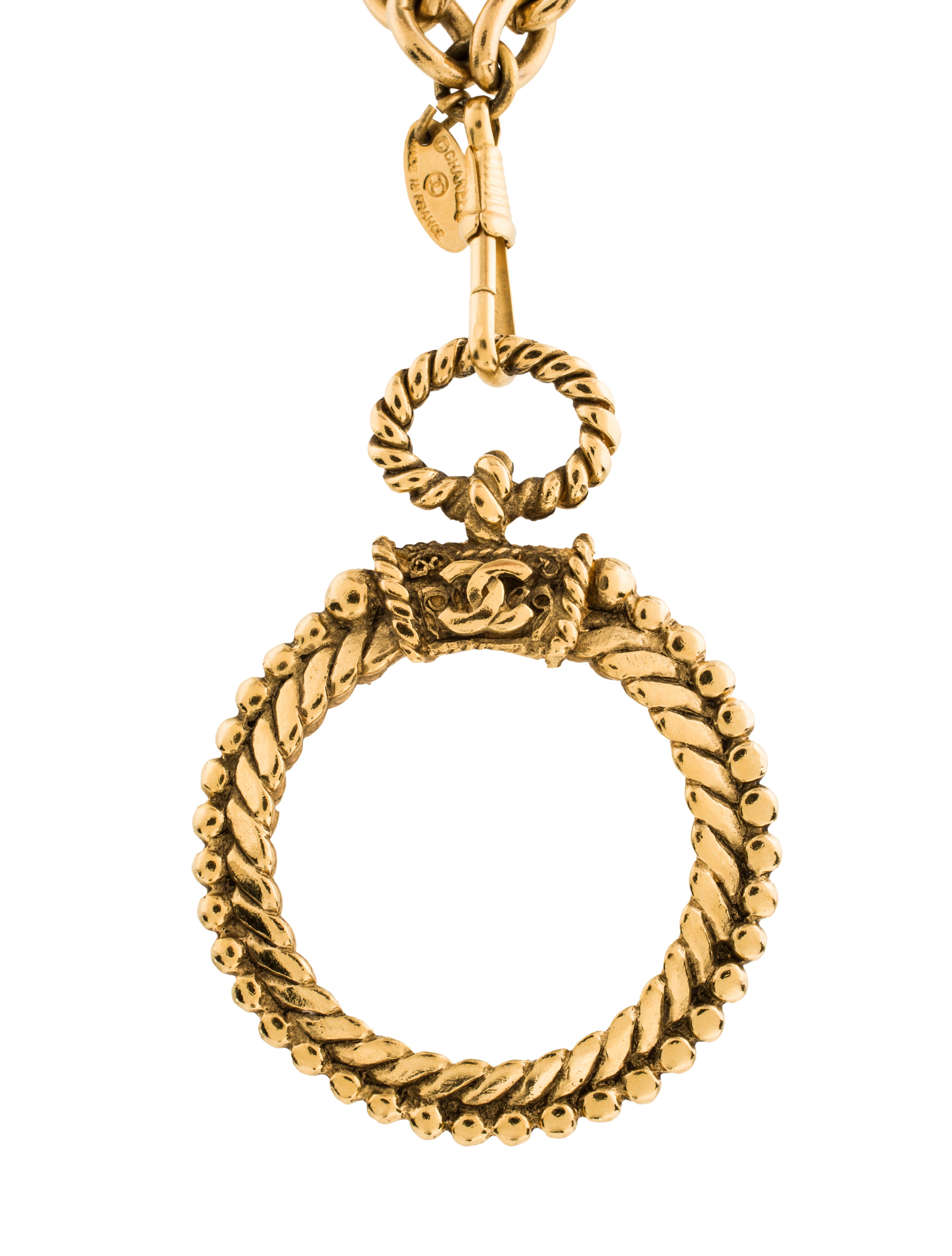Chanel Magnifying Glass Pendant Necklace Necklaces CHA170461 The RealReal