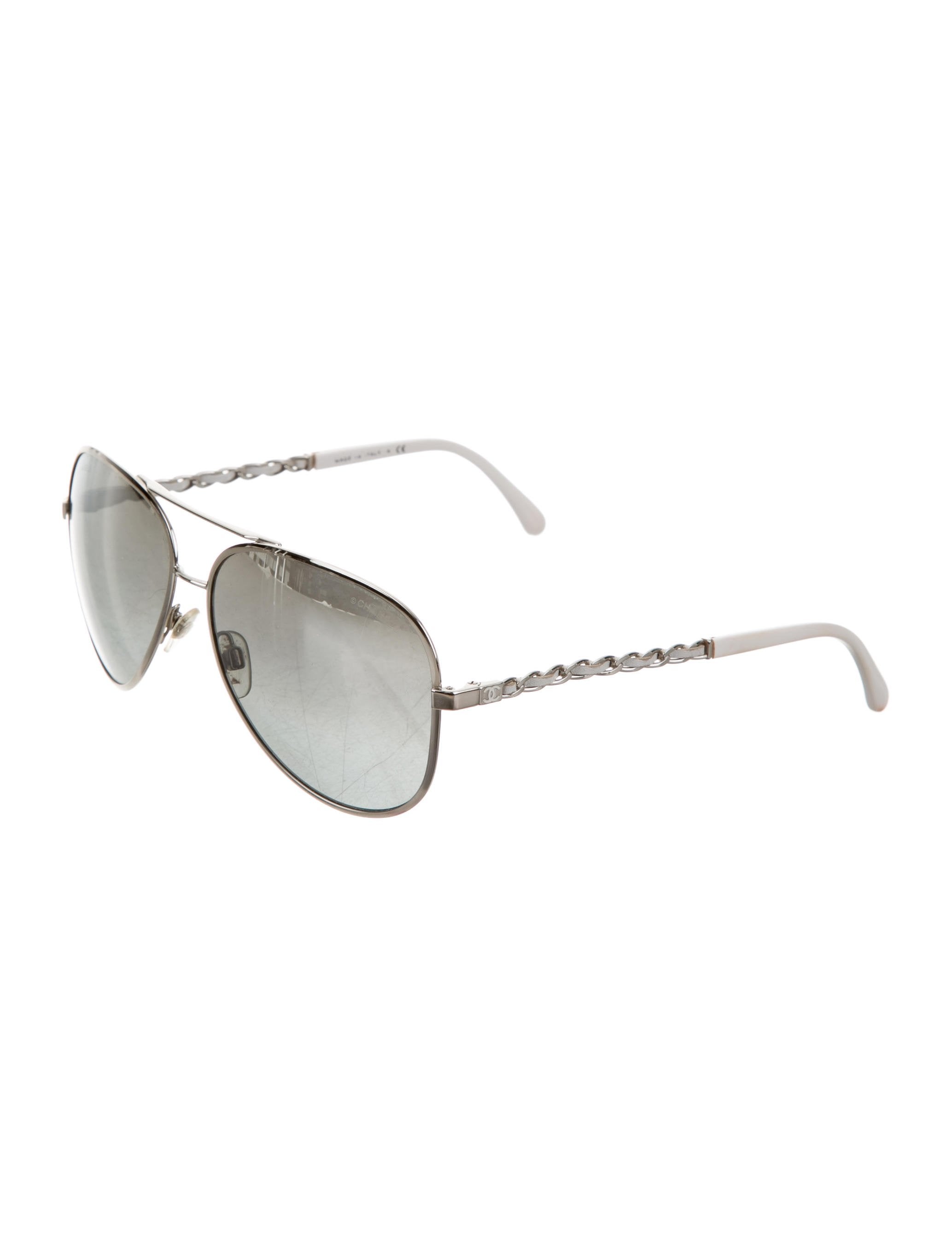 Chanel ChainLink Aviator Sunglasses Accessories CHA170884 The
