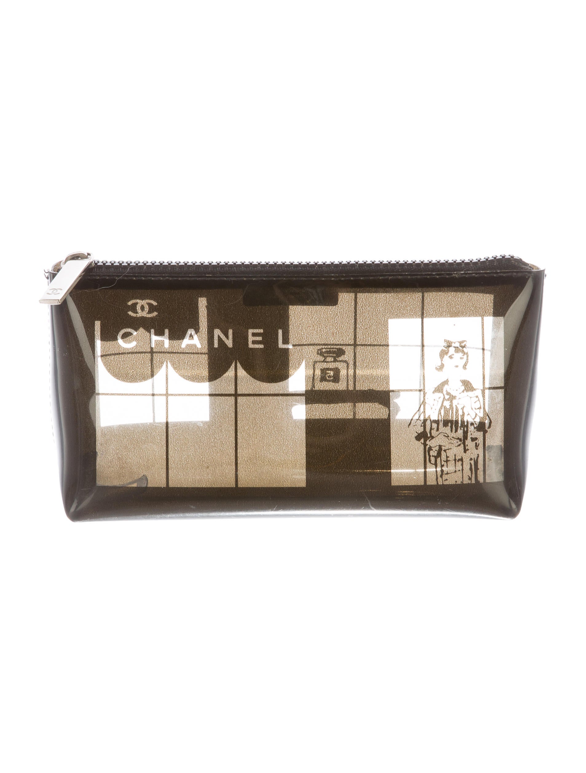 Chanel Zip Cosmetic Bag Accessories CHA170945 The RealReal