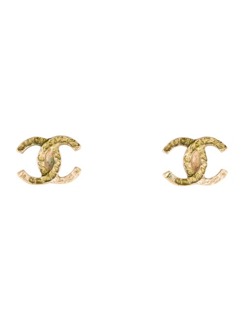 Chanel Small CC Stud Earrings