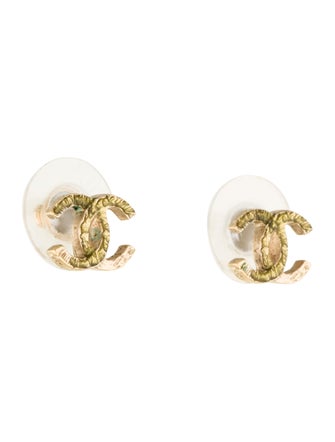 Chanel Small CC Stud Earrings