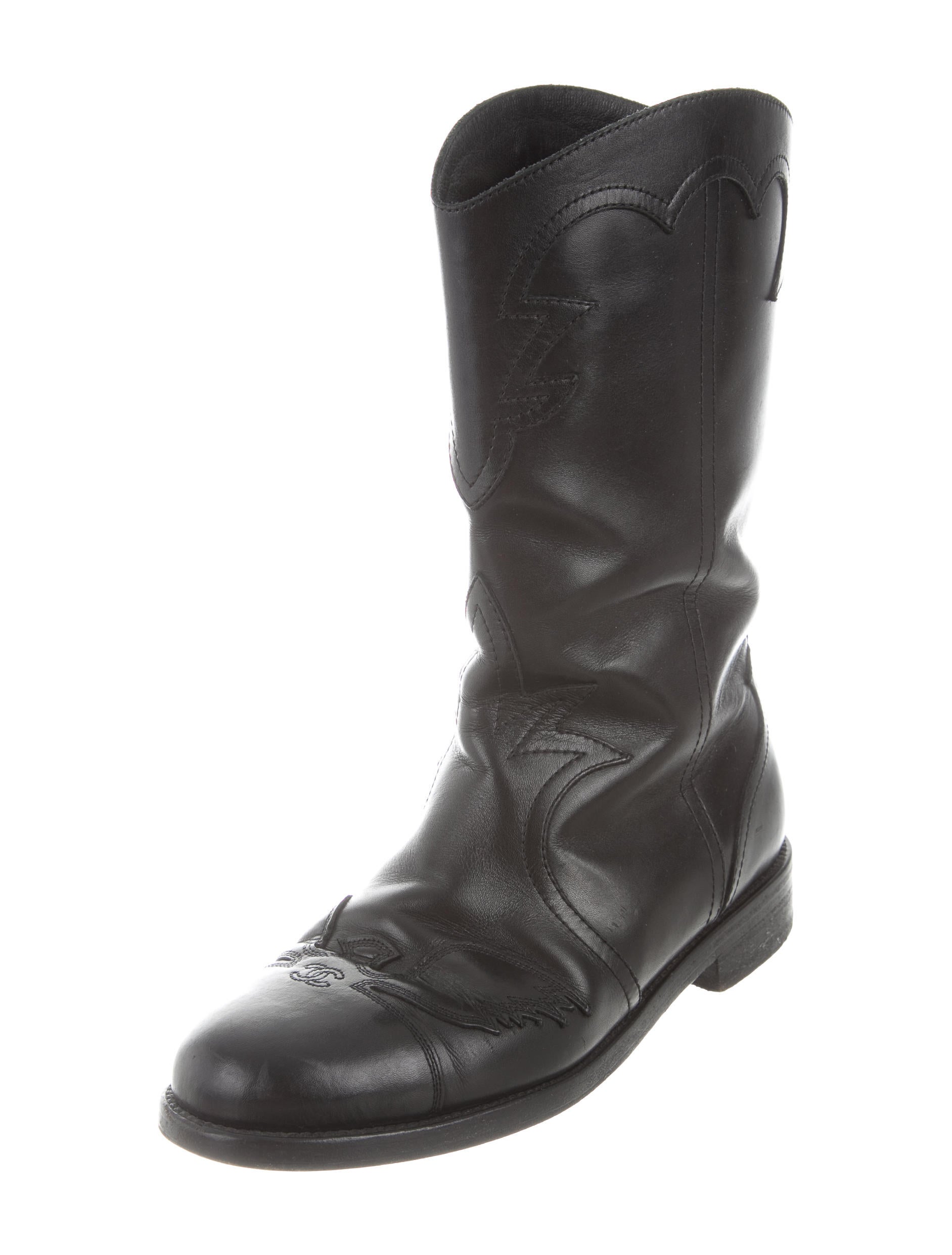 embroidered cowboy boots chanel embroidered cowboy boots shoes cha173410 the embroidered cowboy boots chanel embroidered cowboy boots shoes cha173410 the