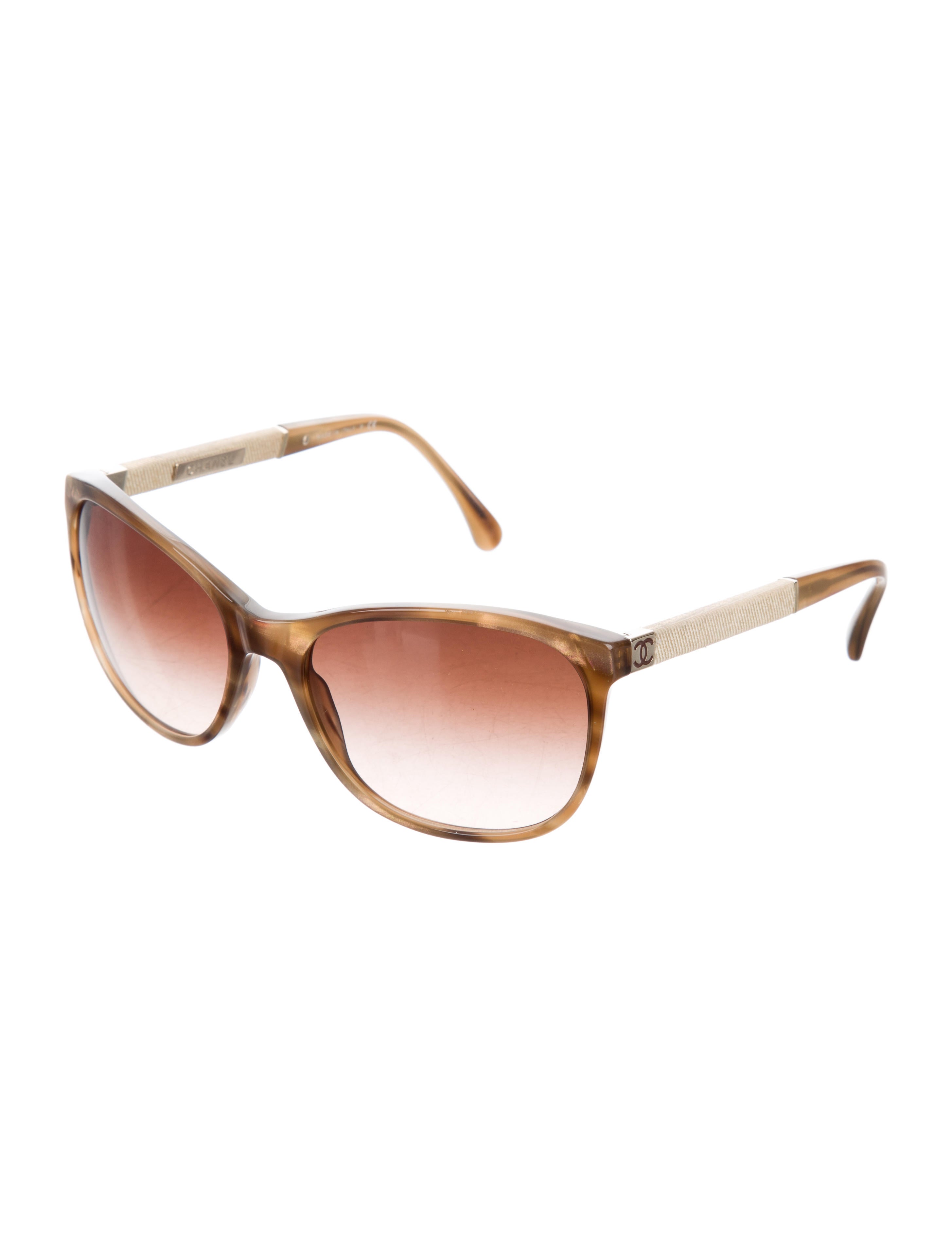 denim chanel sunglasses