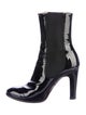 Chanel Patent Leather CC Ankle Boots