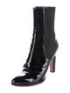 Chanel Patent Leather CC Ankle Boots