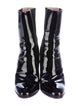 Chanel Patent Leather CC Ankle Boots