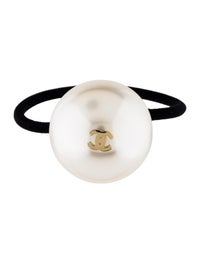 Chanel Pearl Hair Tie Accessories Cha175911 The Realreal