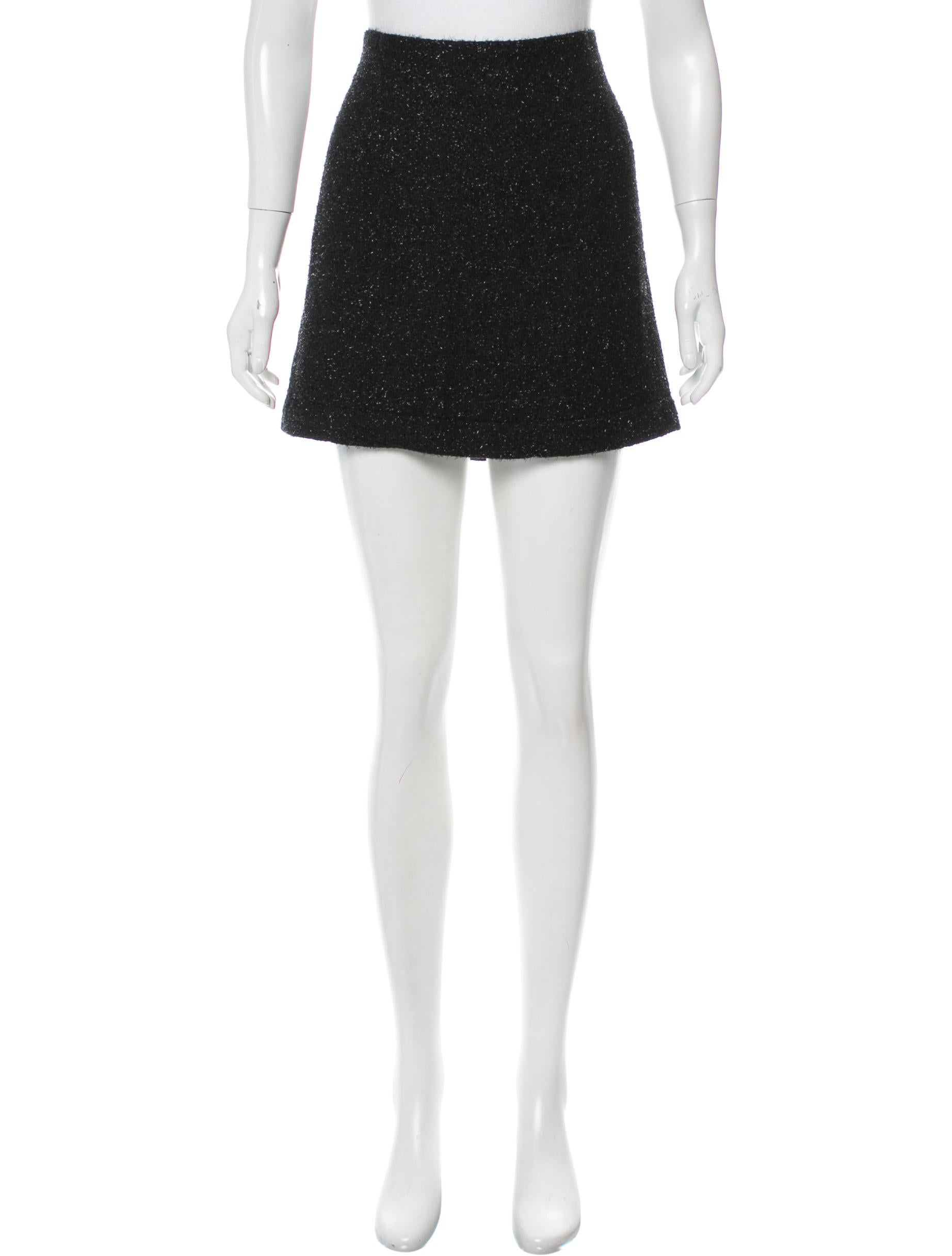 Chanel Textured Mini Skirt