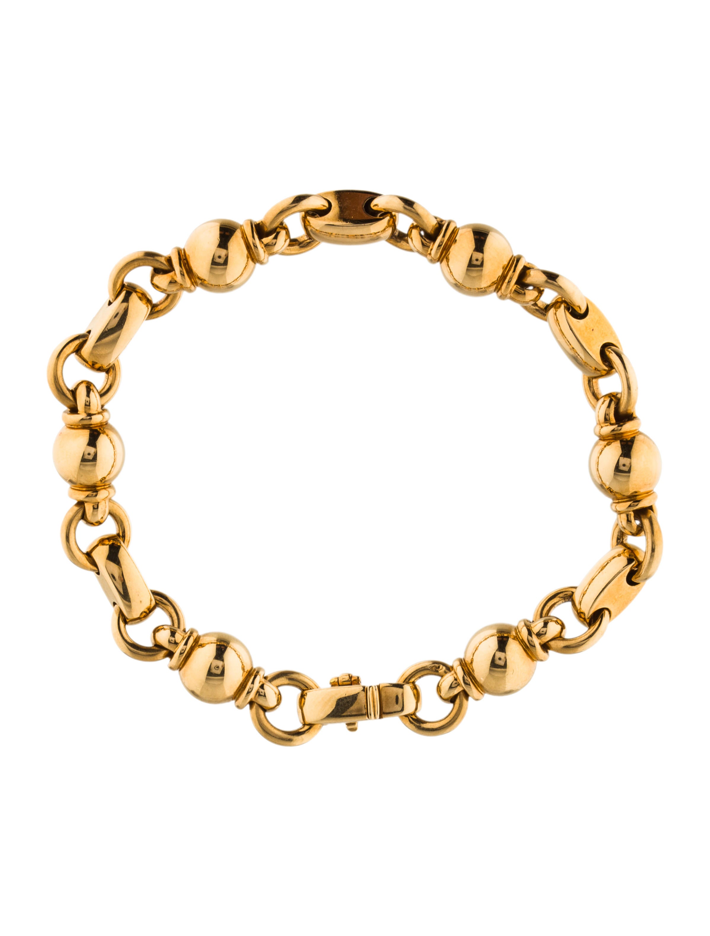 Chanel 18K Round Link Bracelet Bracelets CHA184253 The RealReal