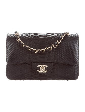 Chanel 2016 Python Classic Mini Flap Bag