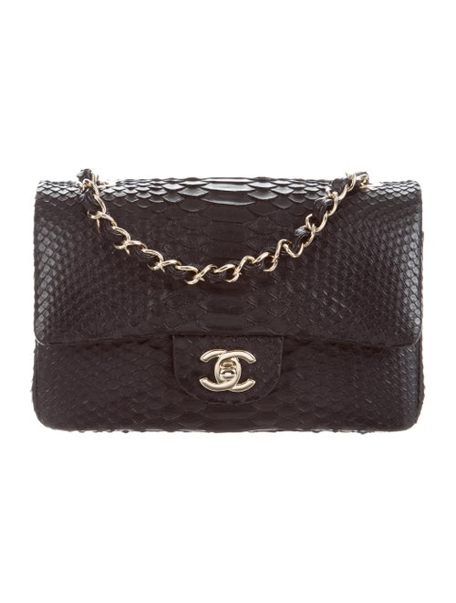 Chanel 2016 Python Classic Mini Flap Bag