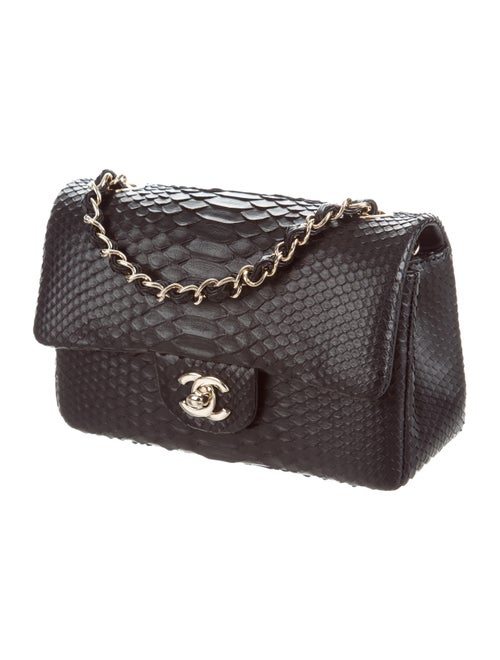 Chanel 2016 Python Classic Mini Flap Bag