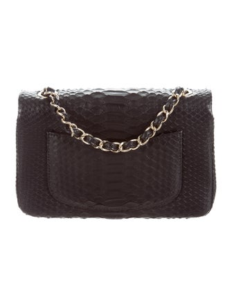 Chanel 2016 Python Classic Mini Flap Bag