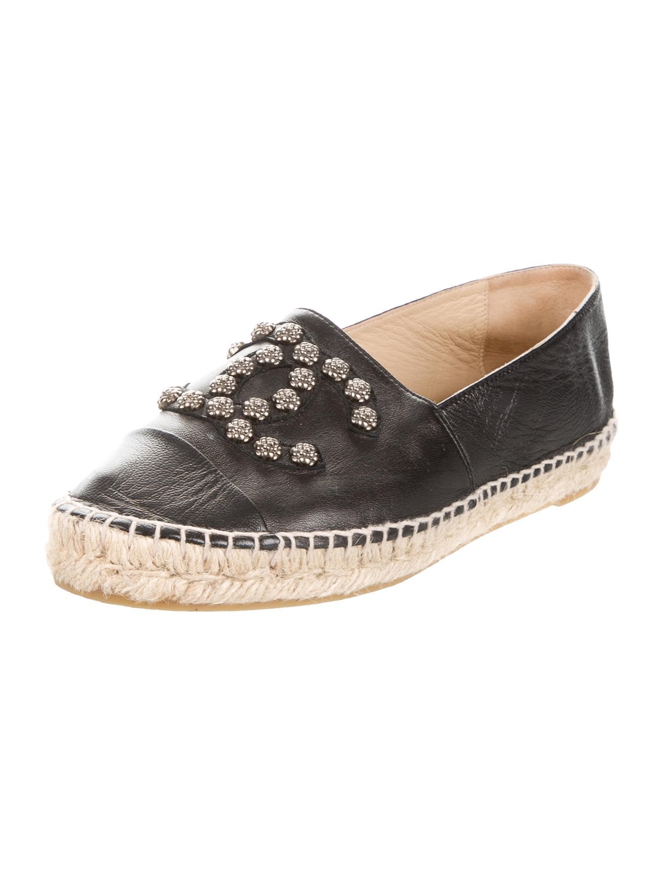 Chanel 2015 Camellia Stud Espadrilles - Shoes - CHA187785 | The RealReal