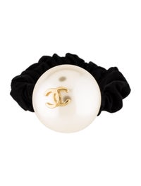 Chanel Pearl Hair Tie Accessories Cha188616 The Realreal