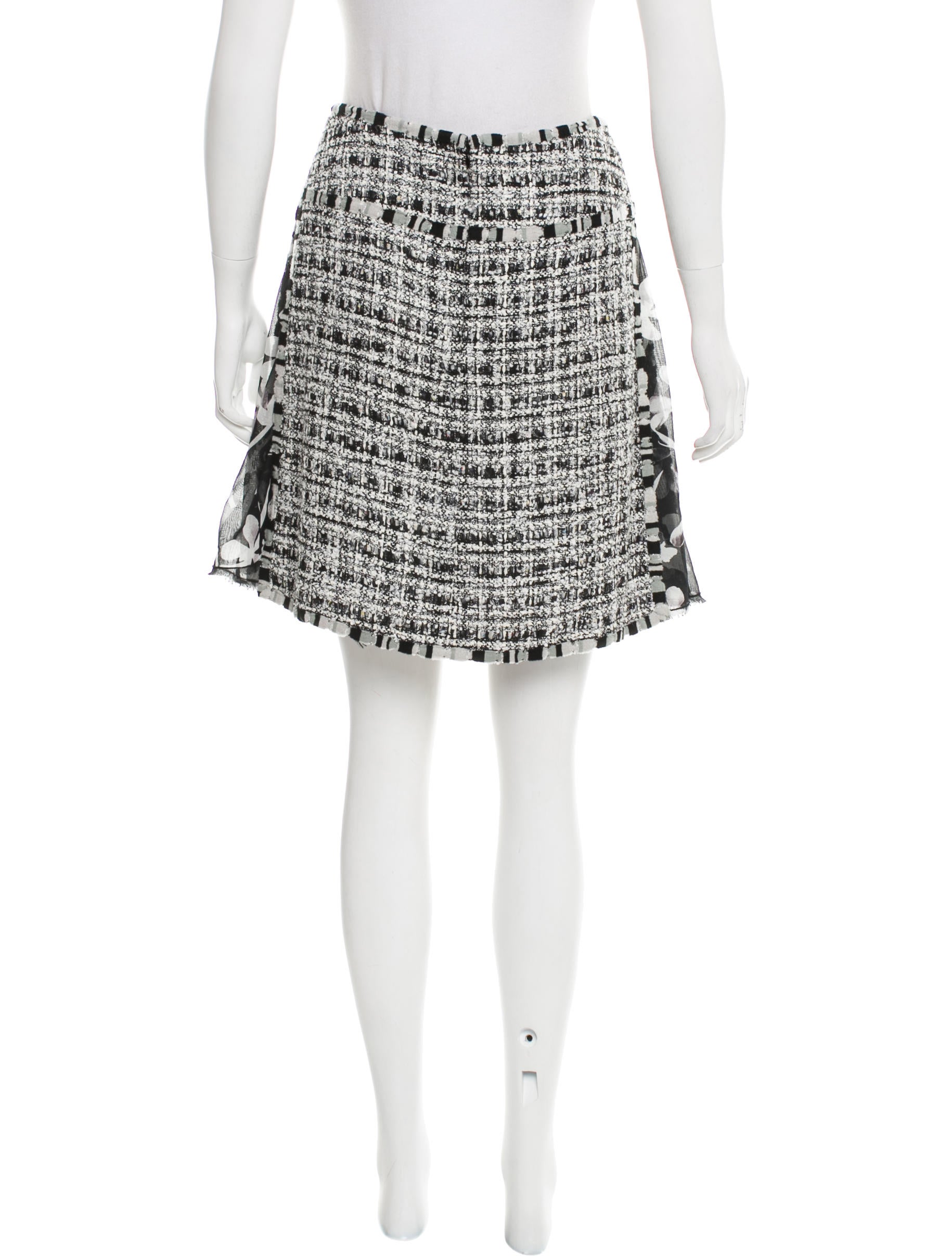 Chanel Tweed Mini Skirt Clothing CHA190160 The RealReal
