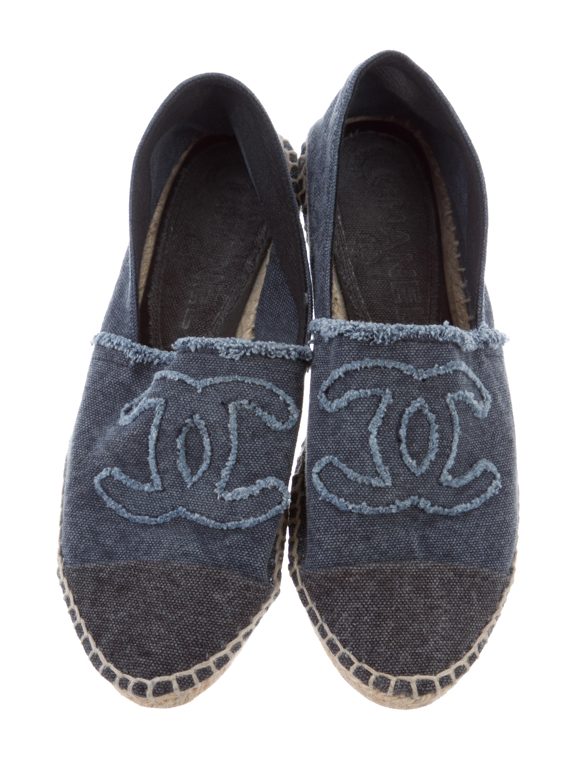 Chanel Denim CC Espadrilles Shoes CHA190239 The RealReal