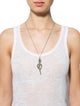 Chanel Crystal Snake Pendant Necklace