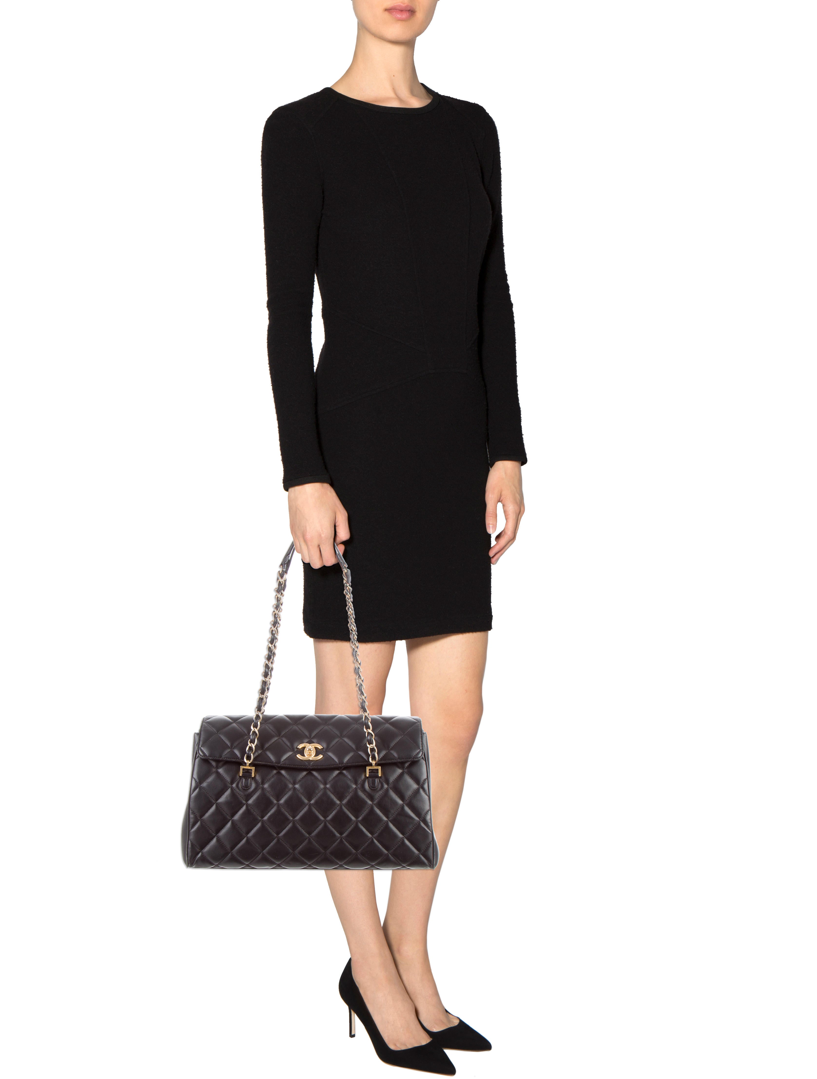 Chanel Misia Camera Flap Bag - Black Shoulder Bags, Handbags