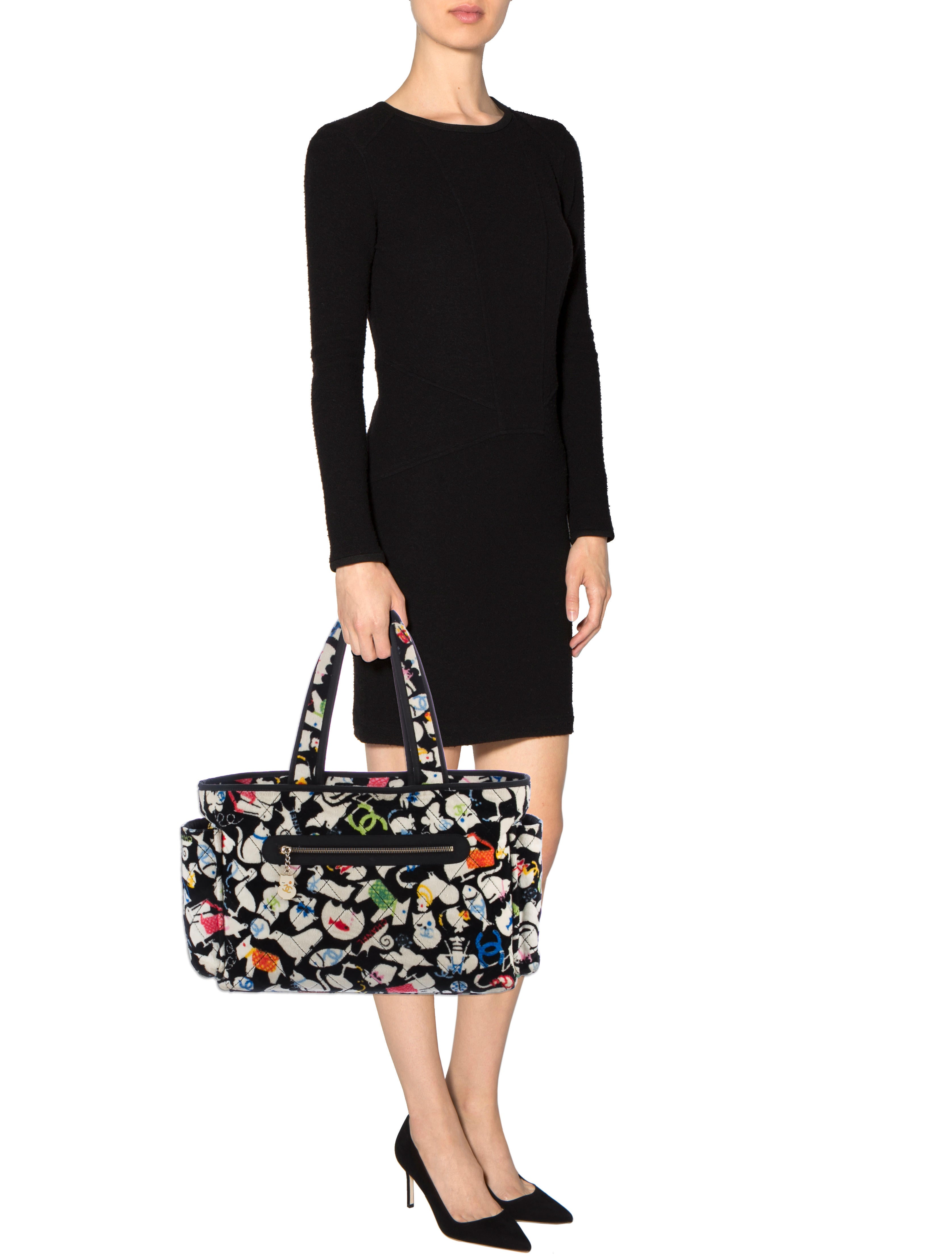 Chanel Terry Baby Animals Diaper Bag