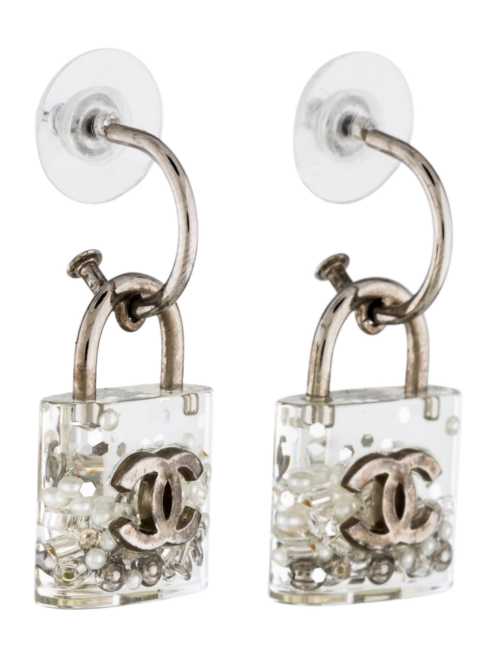 Chanel Padlock Earrings Earrings CHA195713 The RealReal