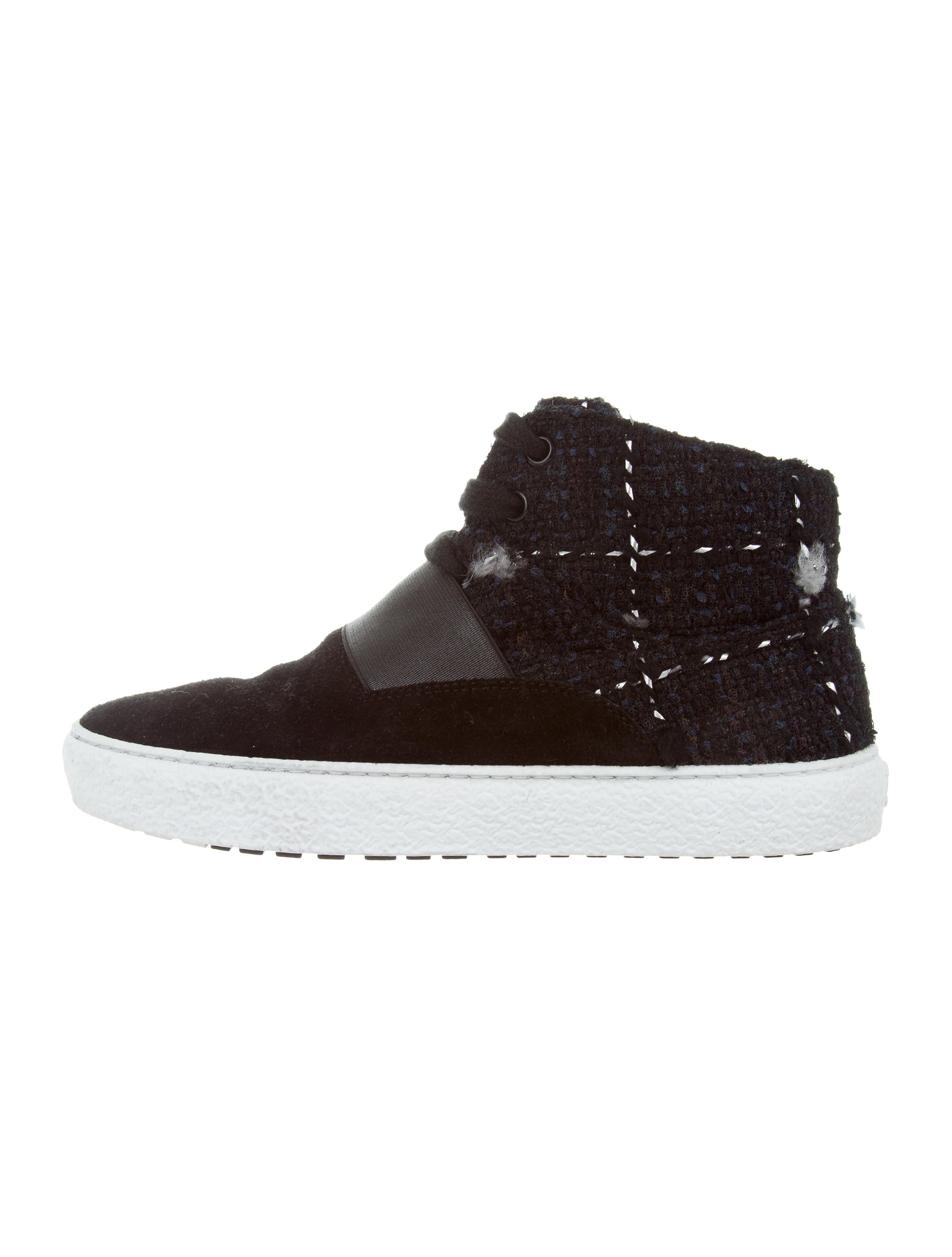 chanel sneakers tweed chanel 2016 tweed mid top sneakers shoes cha198215 chanel sneakers tweed chanel 2016 tweed mid top sneakers shoes cha198215