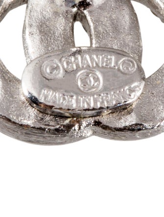 Chanel Mini CC Crystal Stud Earrings