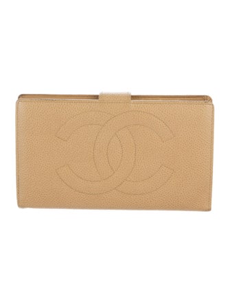 Chanel Caviar Timeless French Purse Wallet