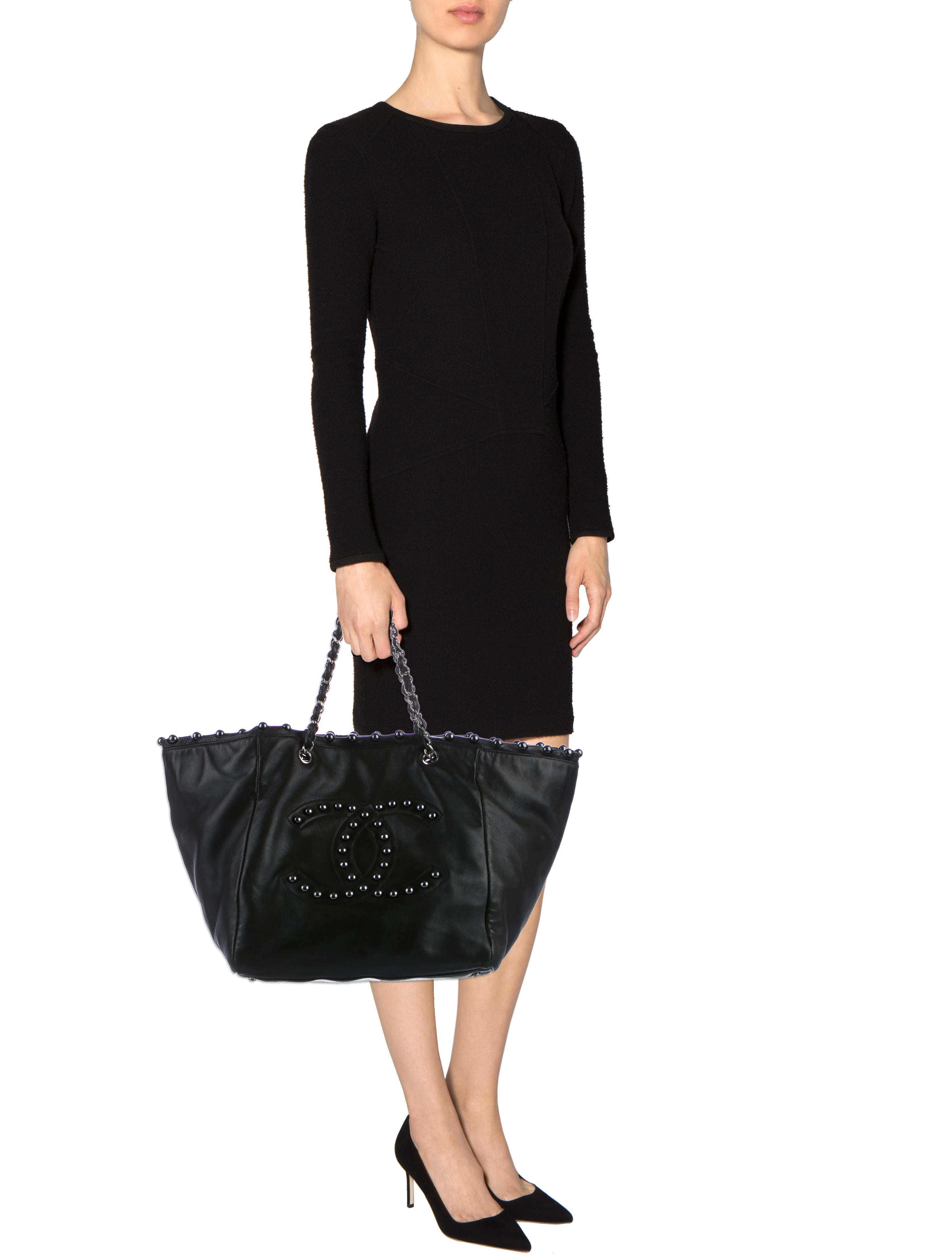 Chanel Pearl Obsession Tote - Black Totes, Handbags - CHA204544