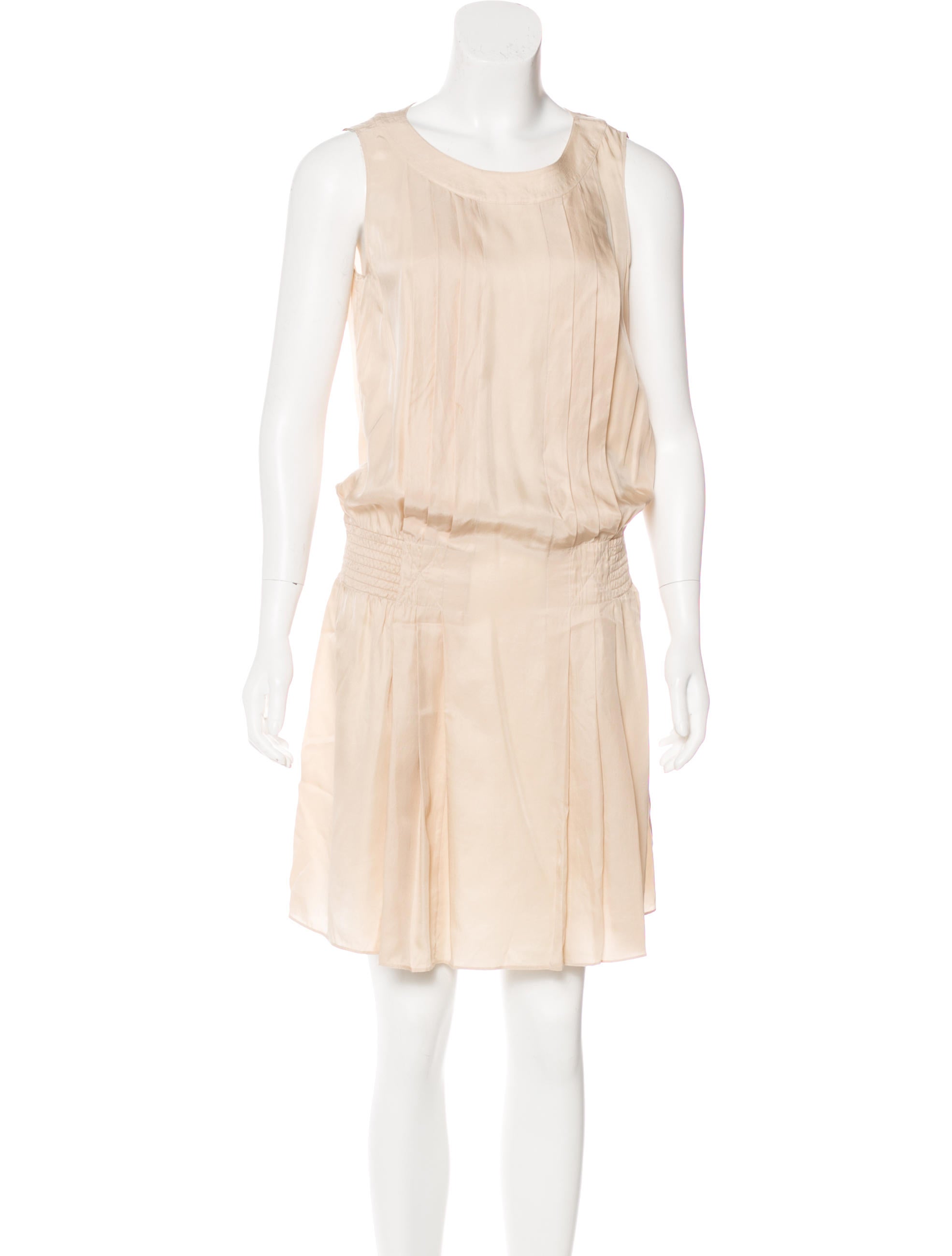 Silk Smocked Dress