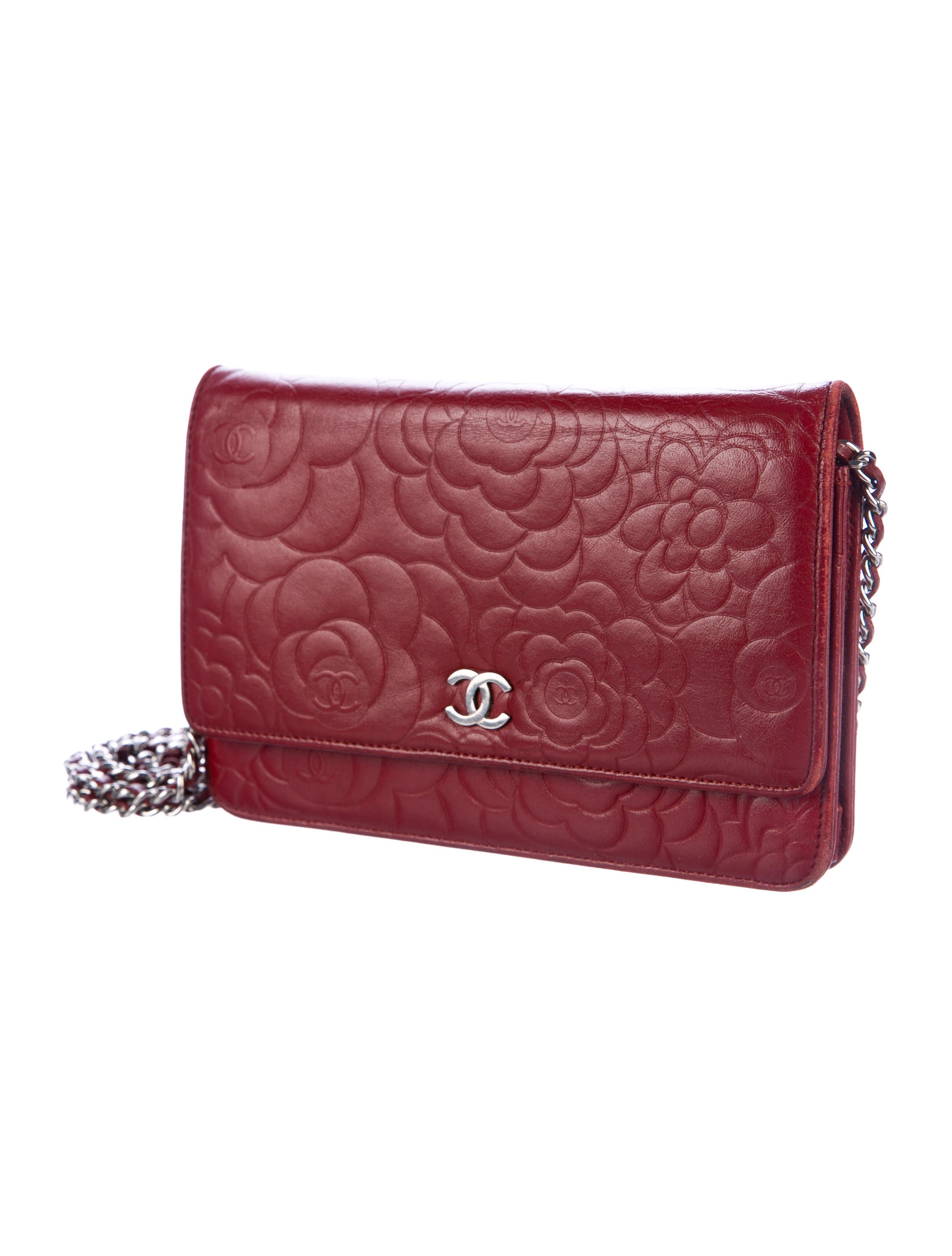 Chanel Camellia Wallet on Chain Handbags CHA208121 The RealReal