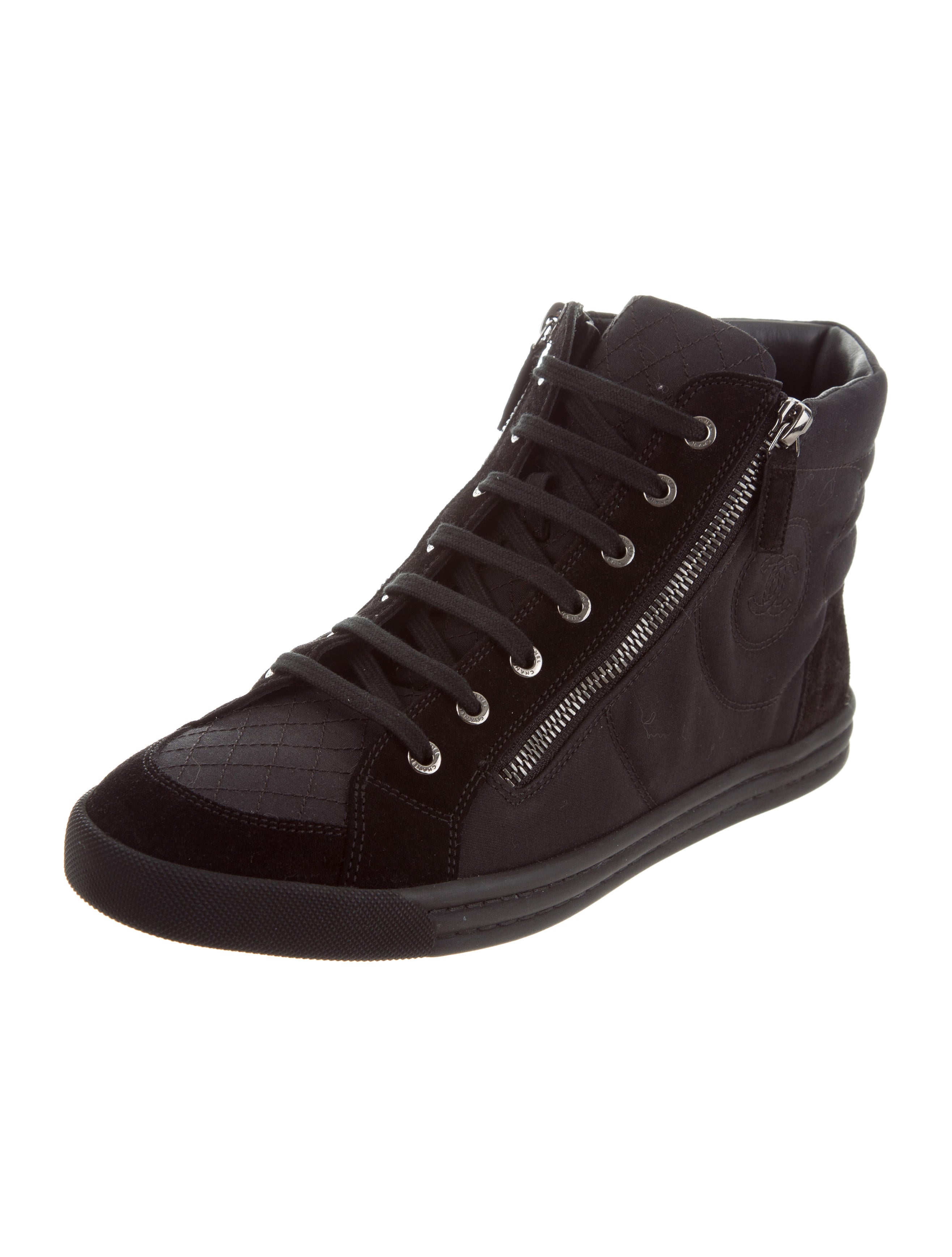 Chanel CC High-Top Sneakers