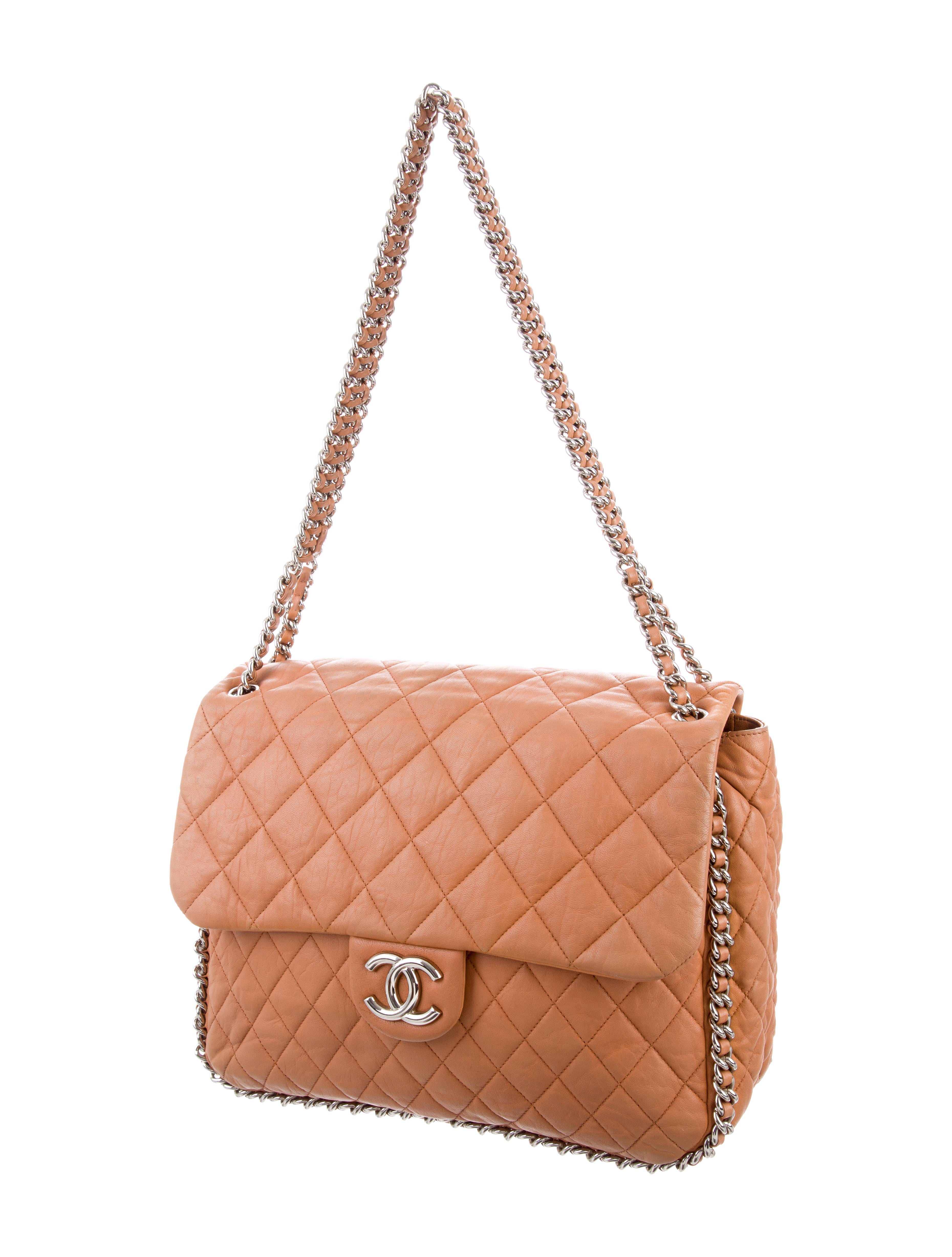 chanel maxi chain around bag