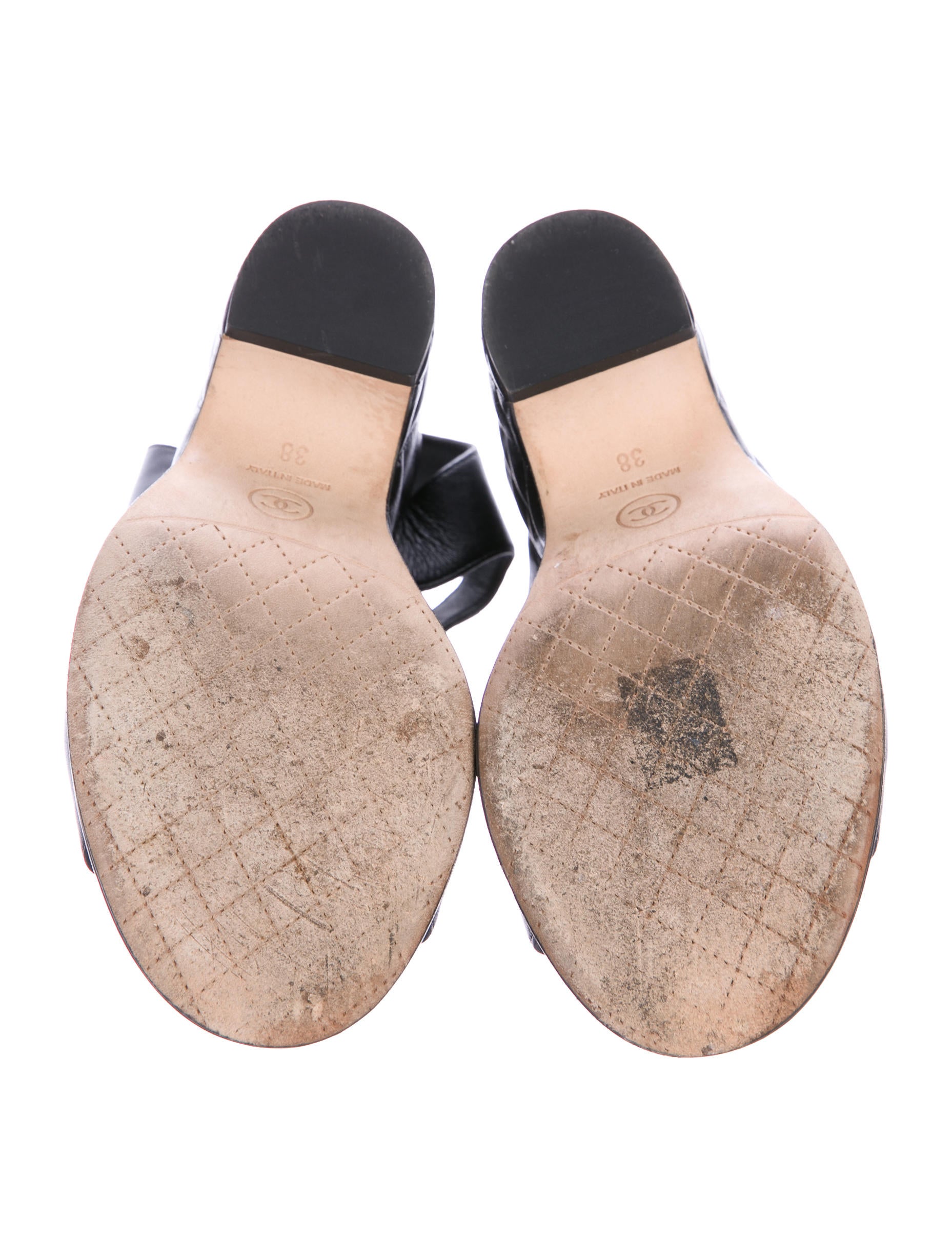 Chanel CC T-Strap Sandals - Shoes - CHA227866 | The RealReal