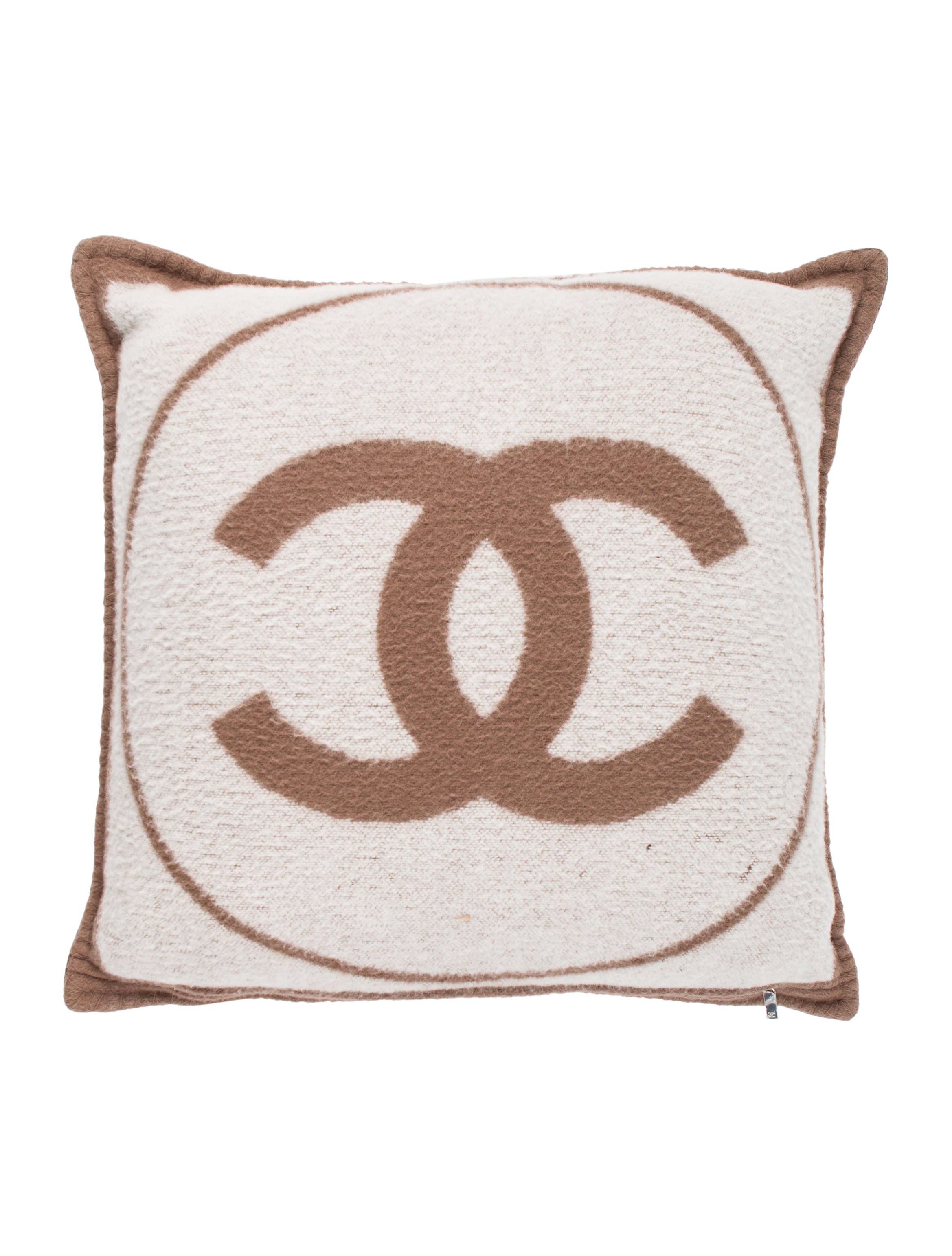Chanel Wool & Cashmere Throw Pillow - Pillows And Throws - CHA229259 The RealReal