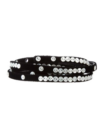 Chanel Velvet Wrap-Around Belt
