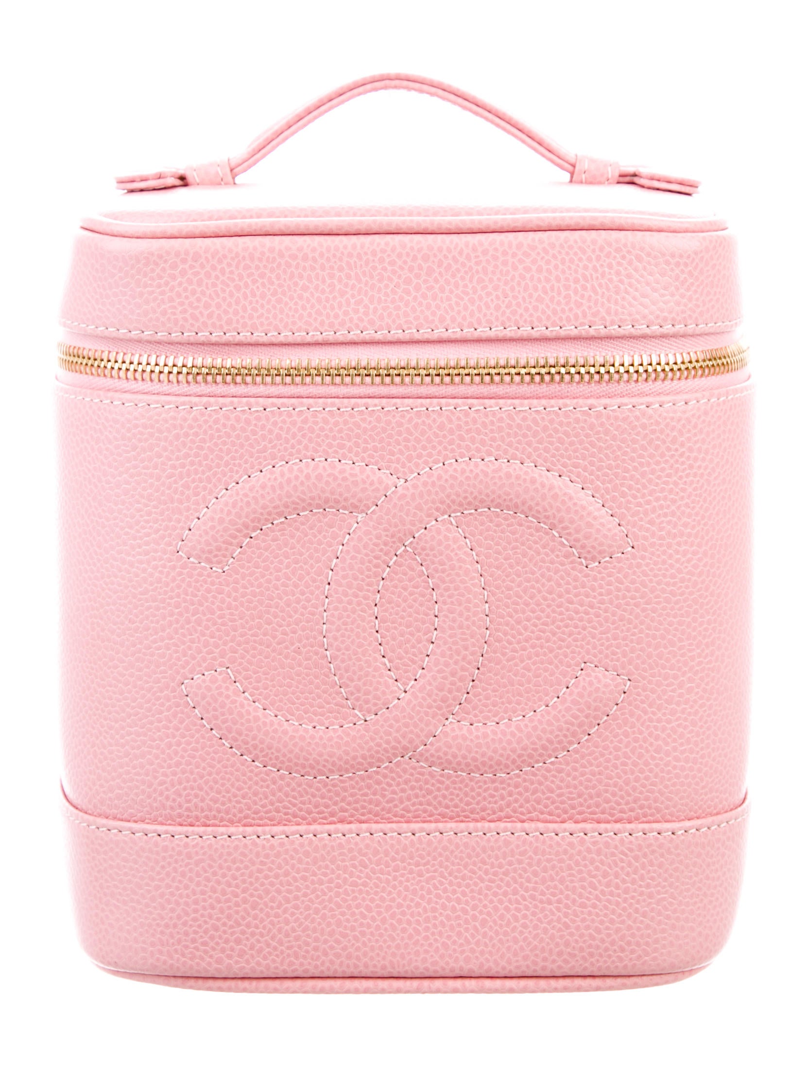 chanel caviar vanity case