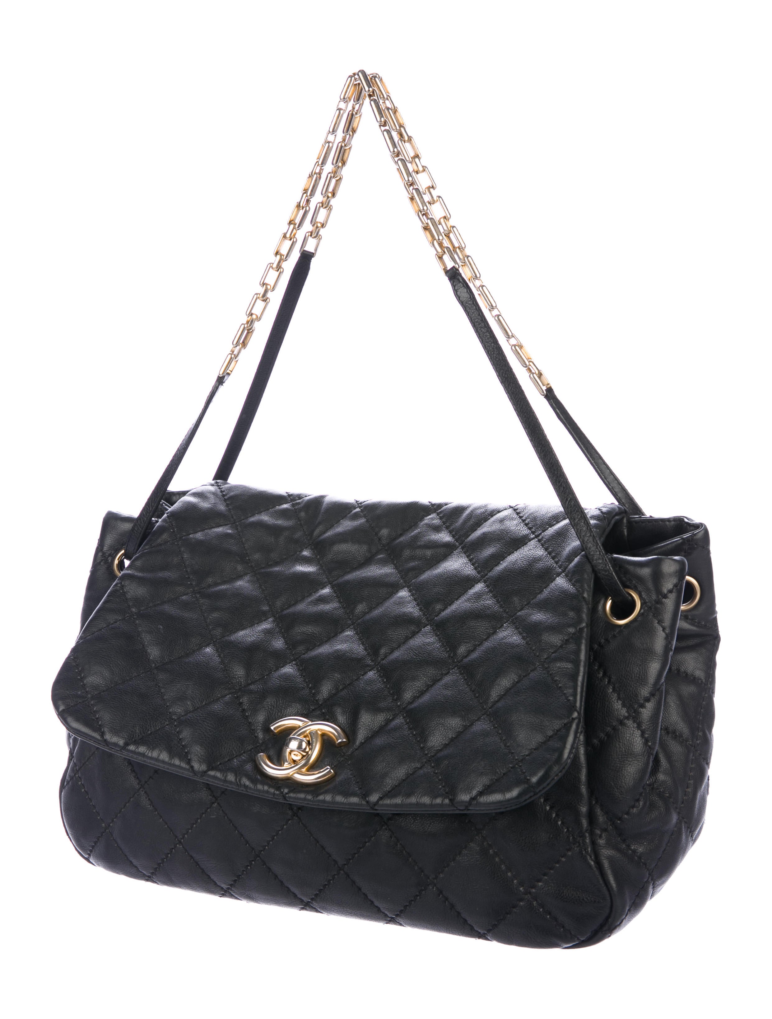 Chanel Retro Chain Accordion Flap Bag Handbags CHA239285 The RealReal