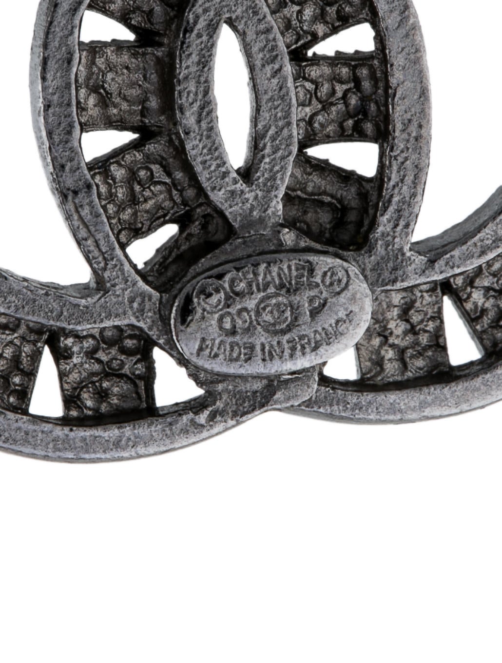 Chanel Crystal CC Drop Earrings