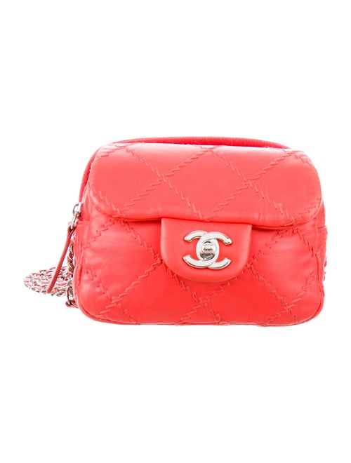 Chanel Ultimate Stitch Wallet On Chain silver