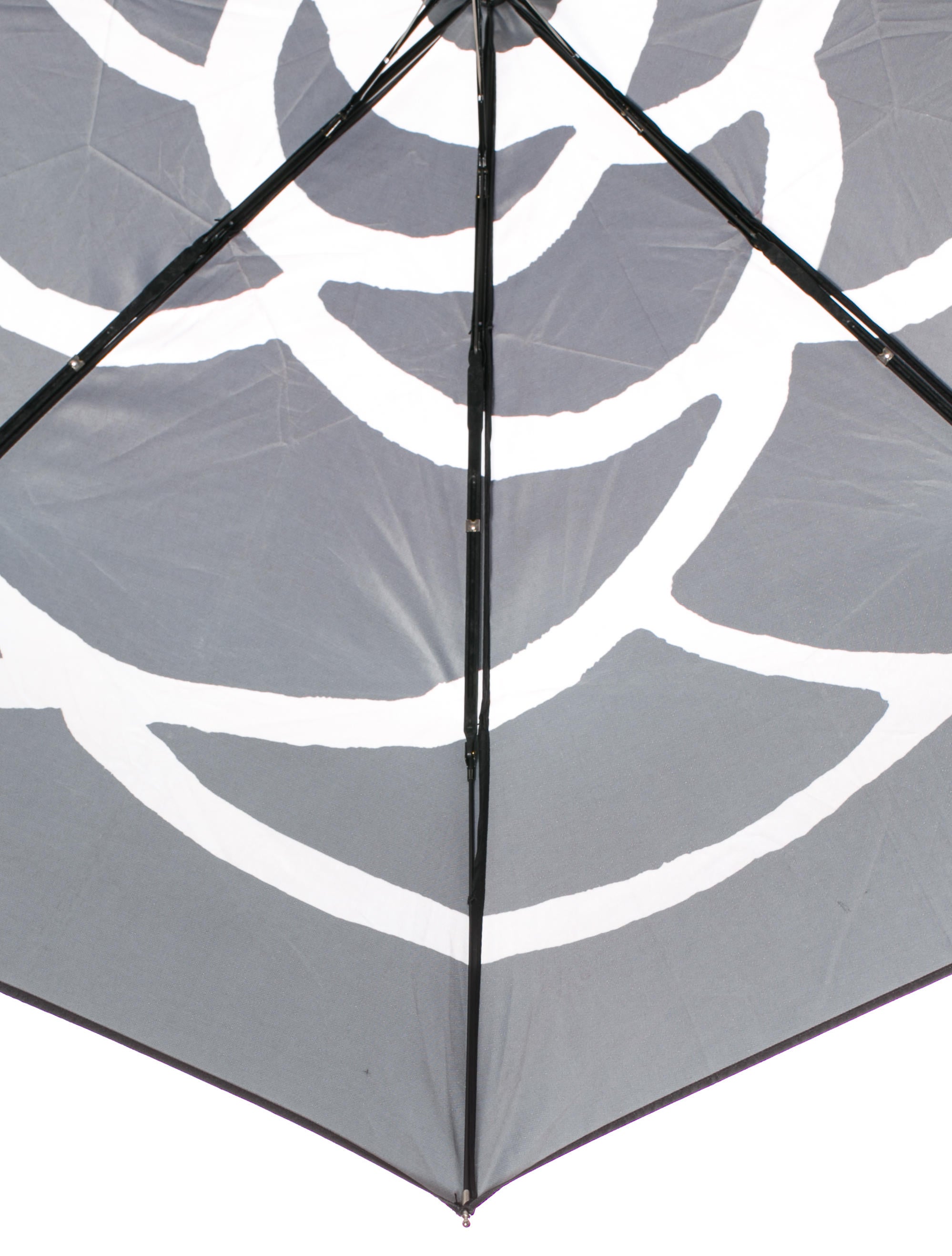 Chanel Camellia Retractable Umbrella