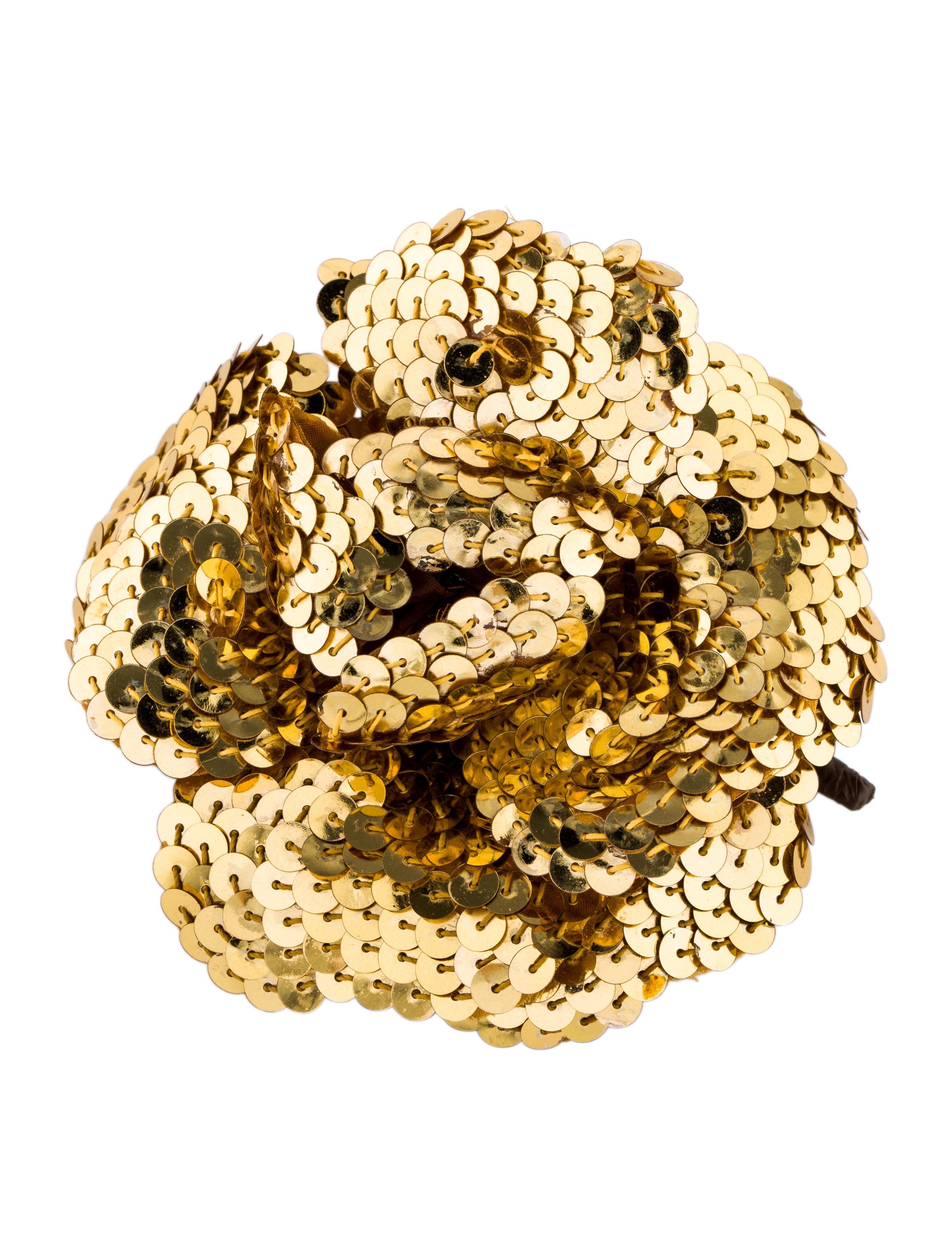 Chanel Sequin Camellia Brooch - Pin, Brooches - CHA276926 | The